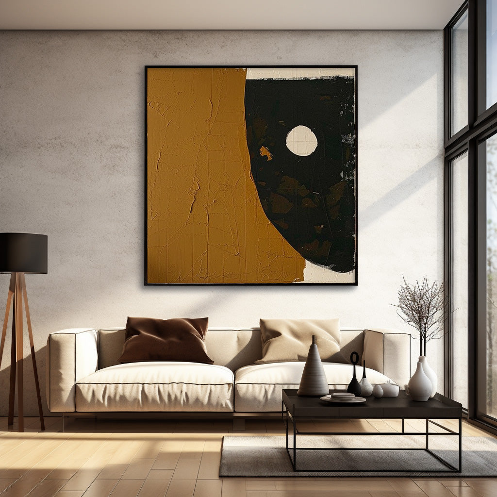 Wall Art Geometric Minimalist Meditative Painterly