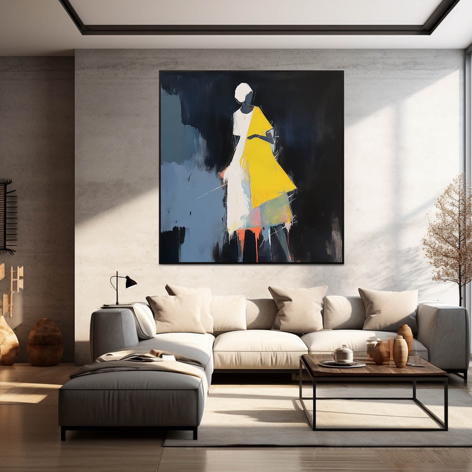 Wall Art People Modern Abstract Painterly