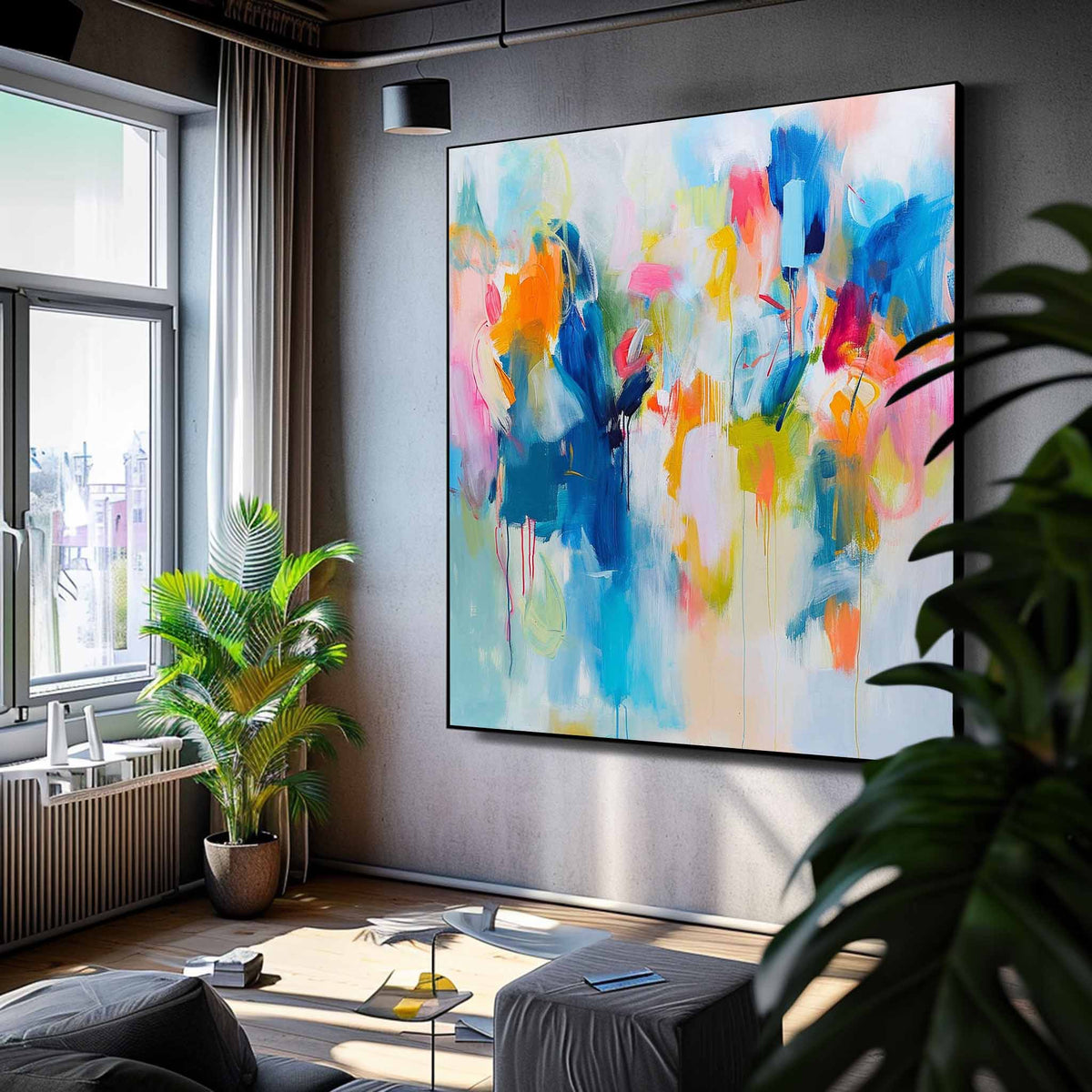 Abstract Canvas Art #AB468