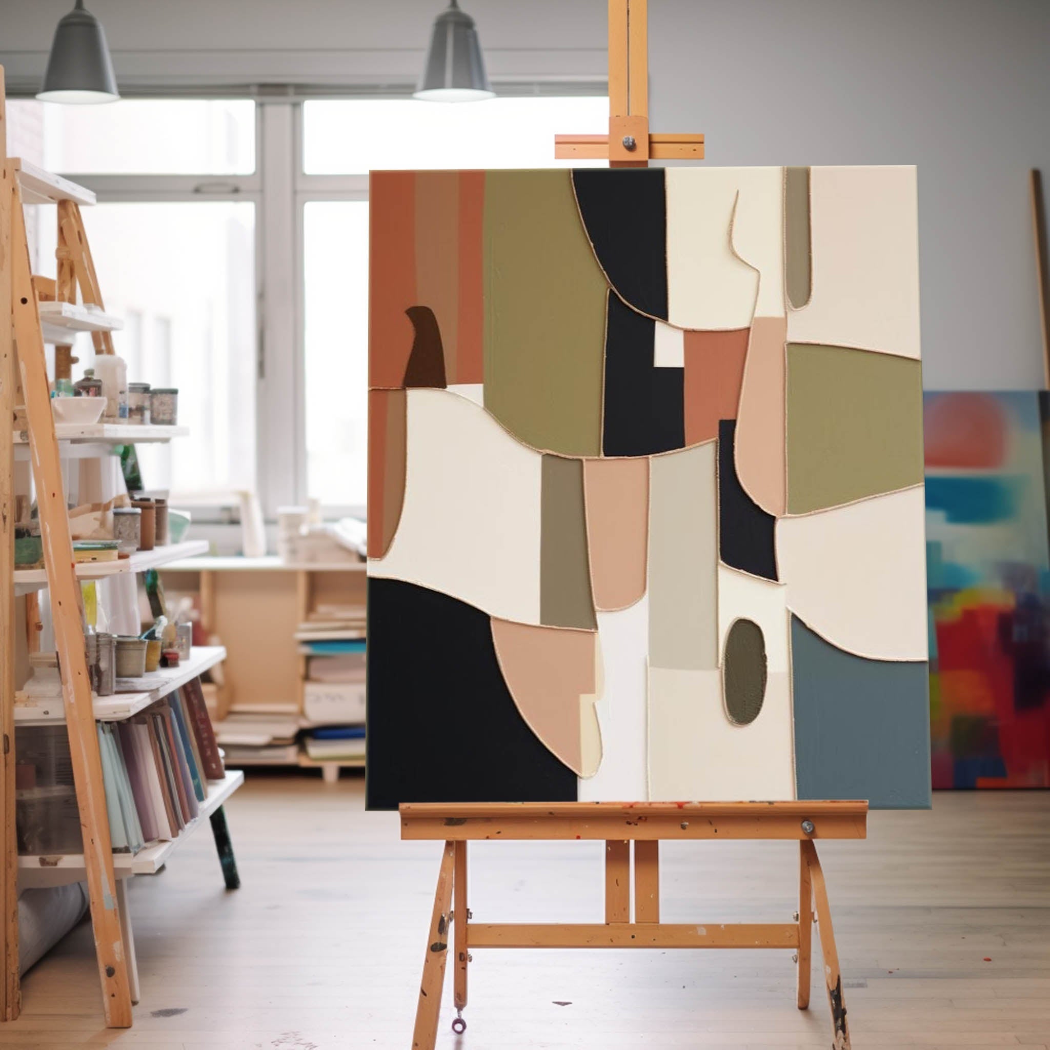 Wall Art Minimalist Geometric Abstract