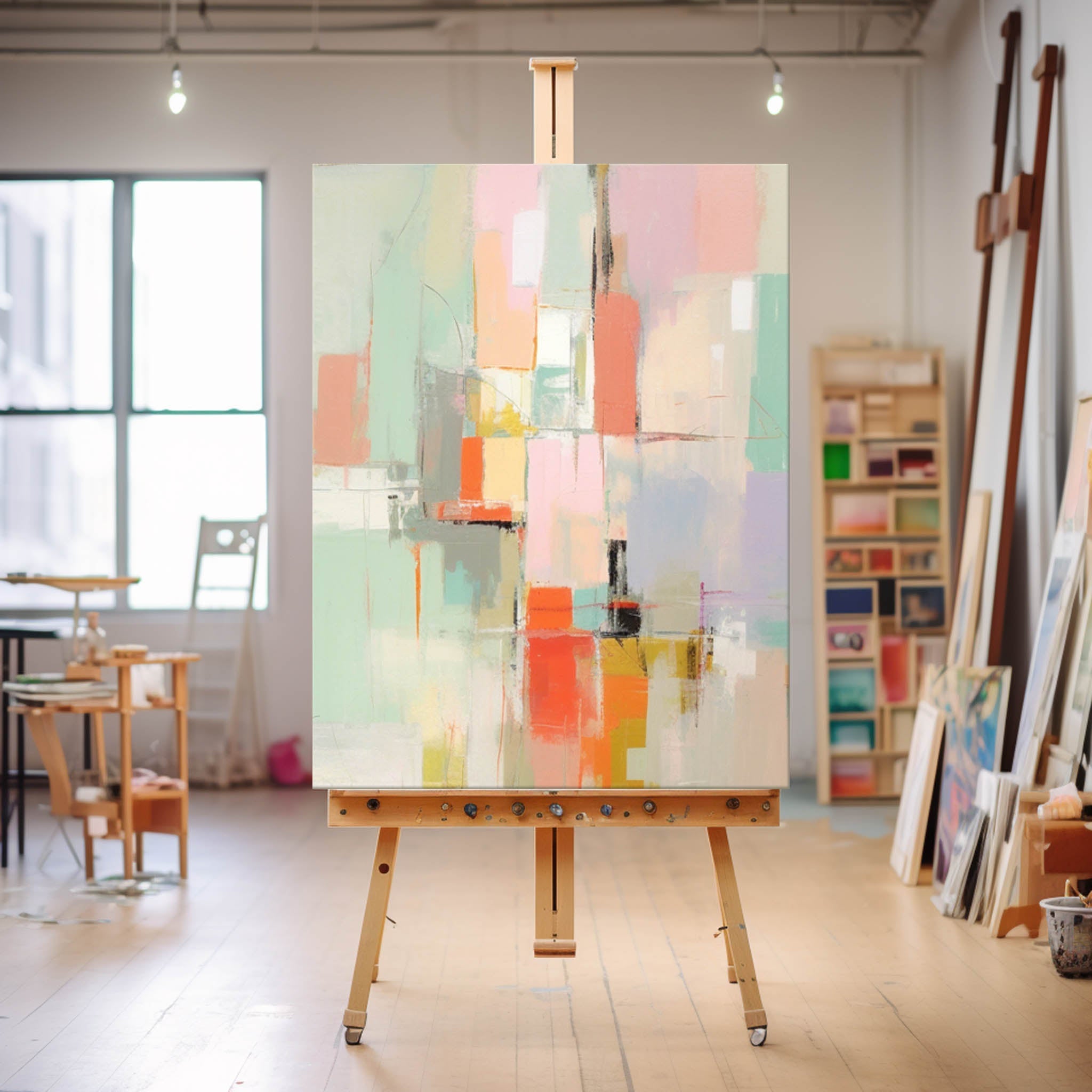 Wall Art Understated Elegant Abstract Geometric
