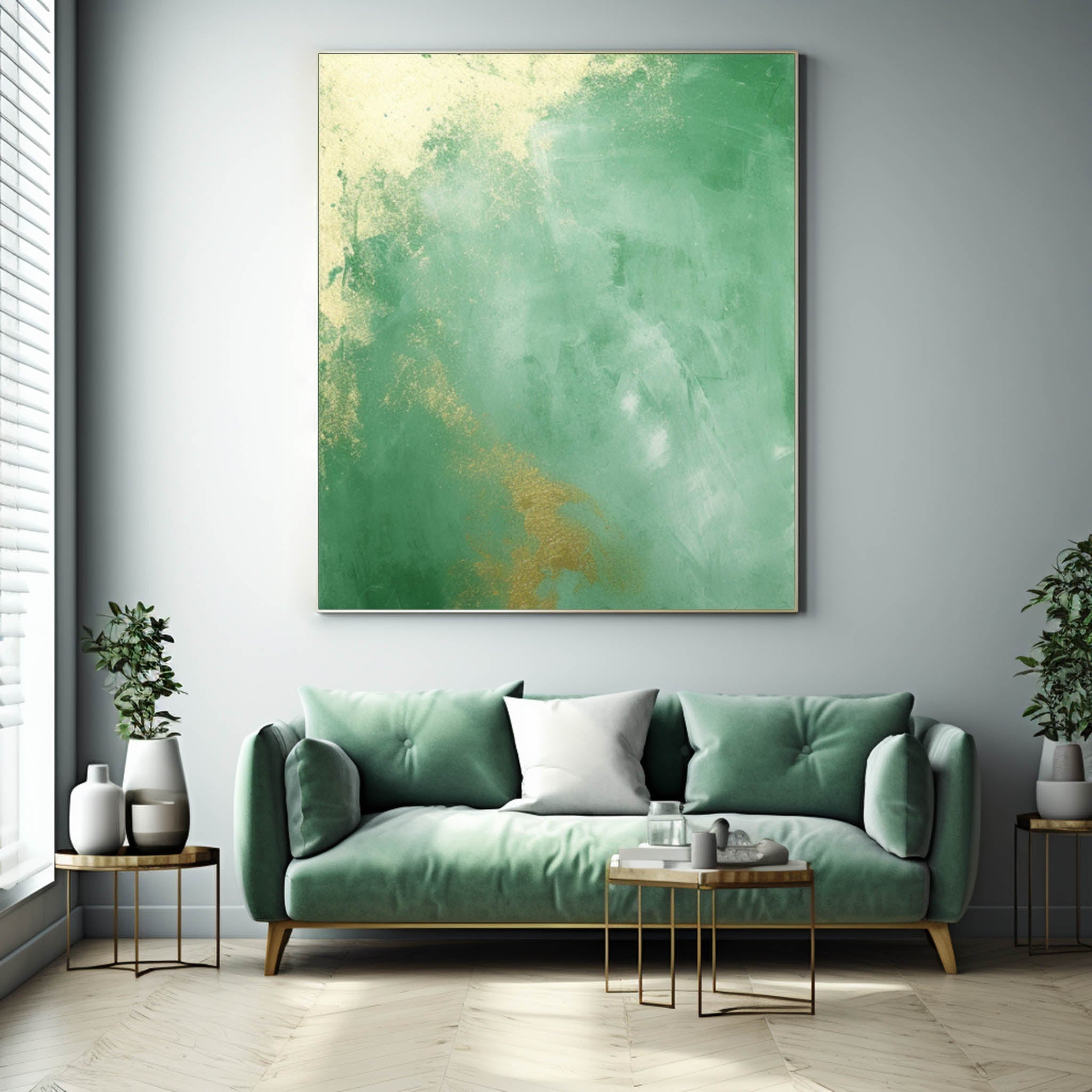 Wall Art Fluid Watercolor Abstract Nature