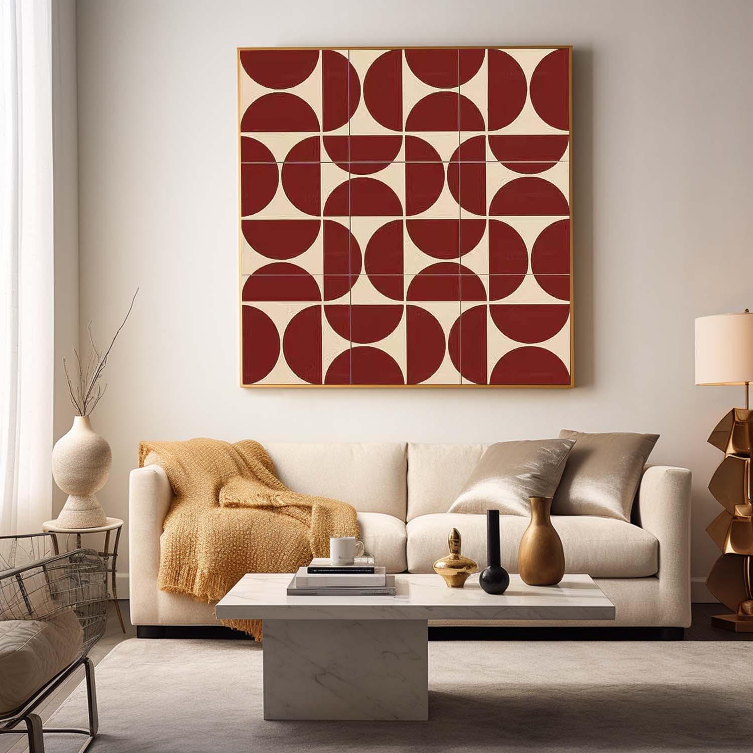 Wall Art Minimalist Geometric Abstract Elegant