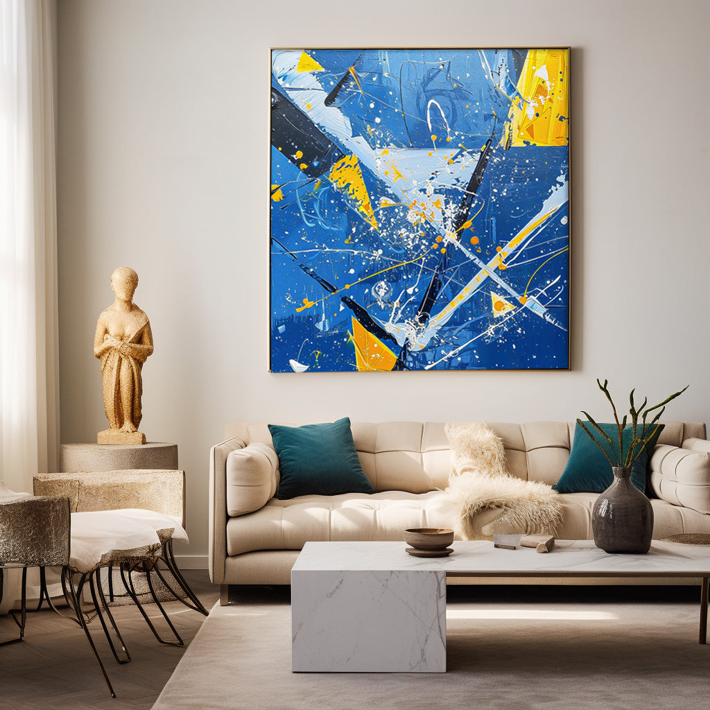 Wall Art Action Abstract Energetic Expressionist