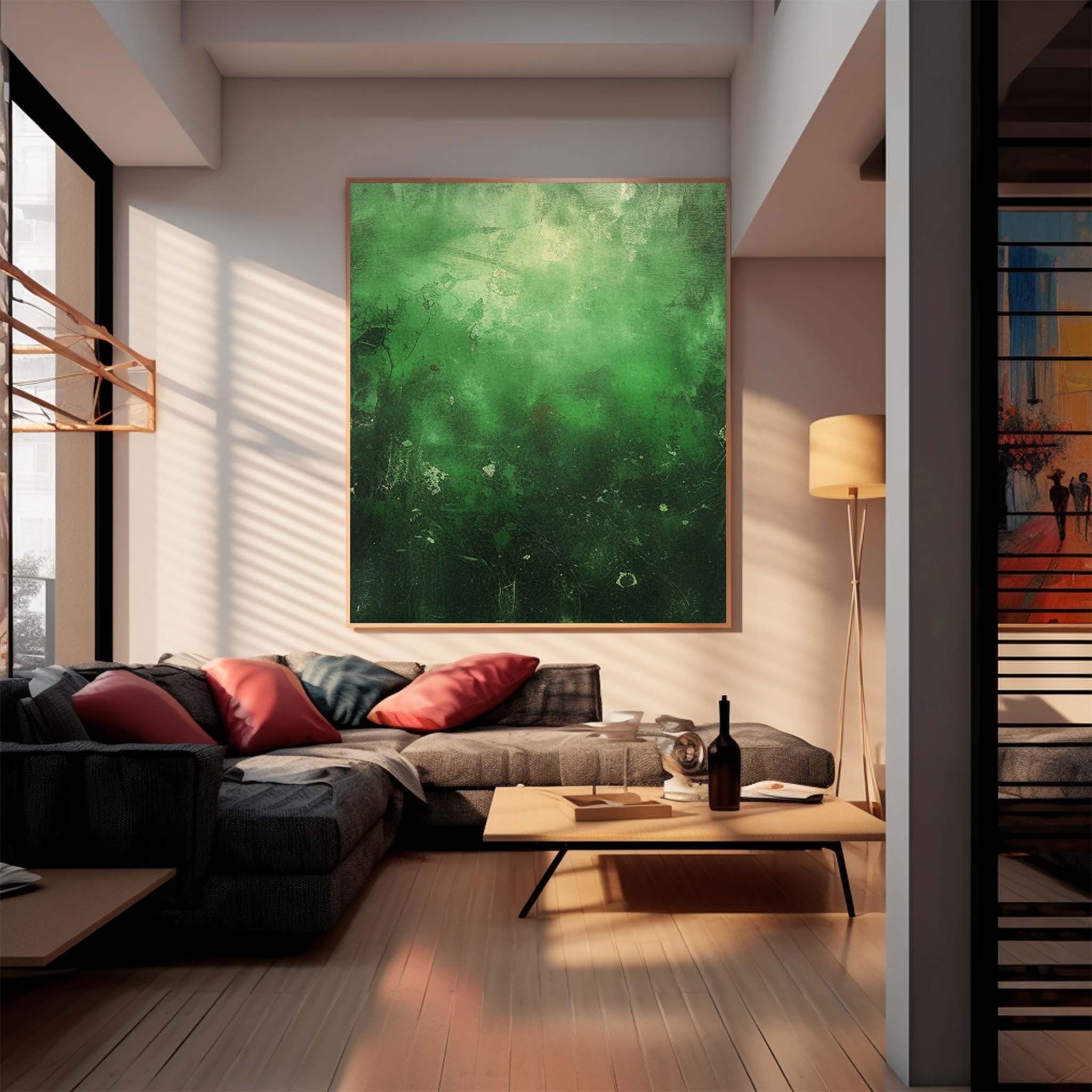 Wall Art Abstract Fluid Watercolor Wash