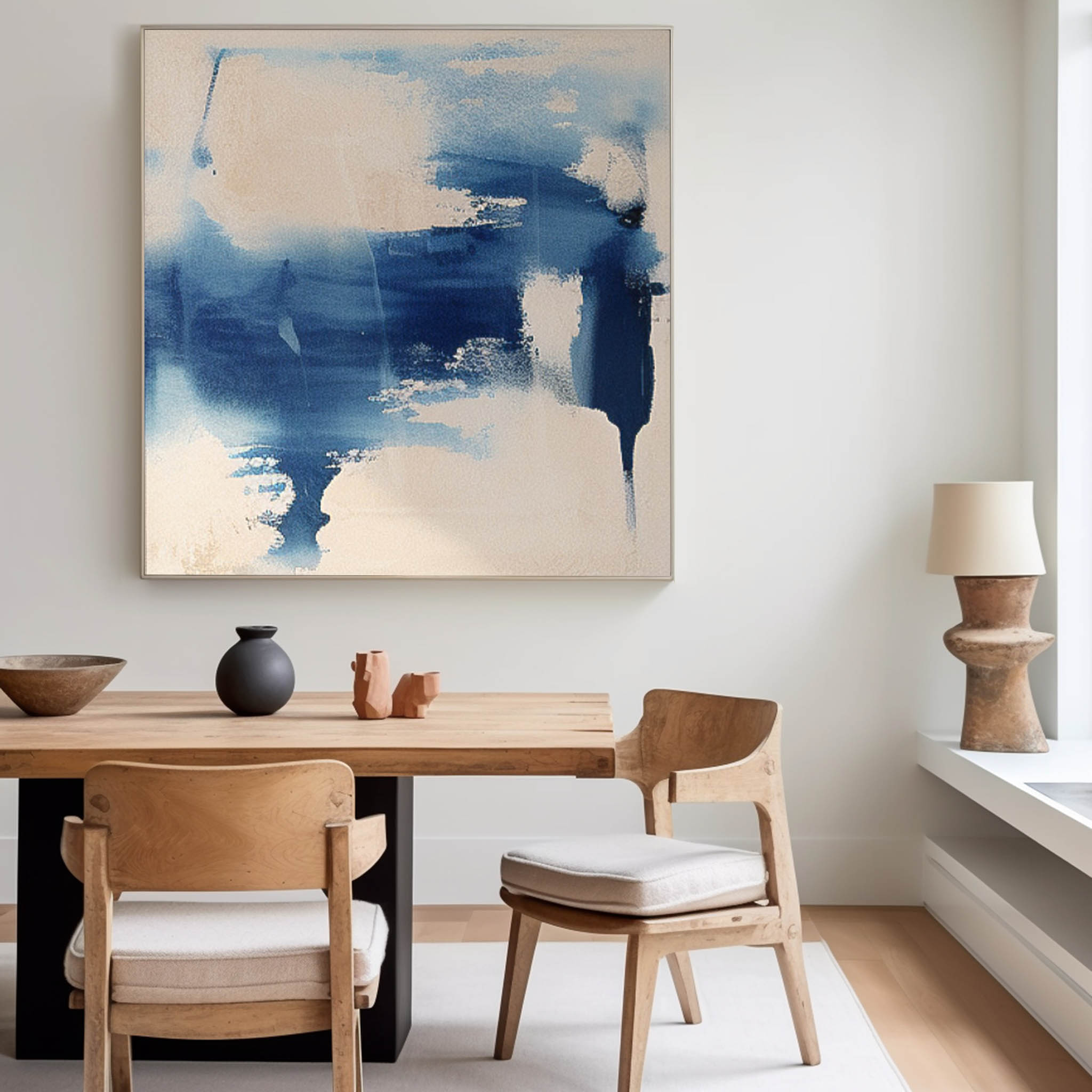 Wall Art Elegant Cool Tone Abstract Nature