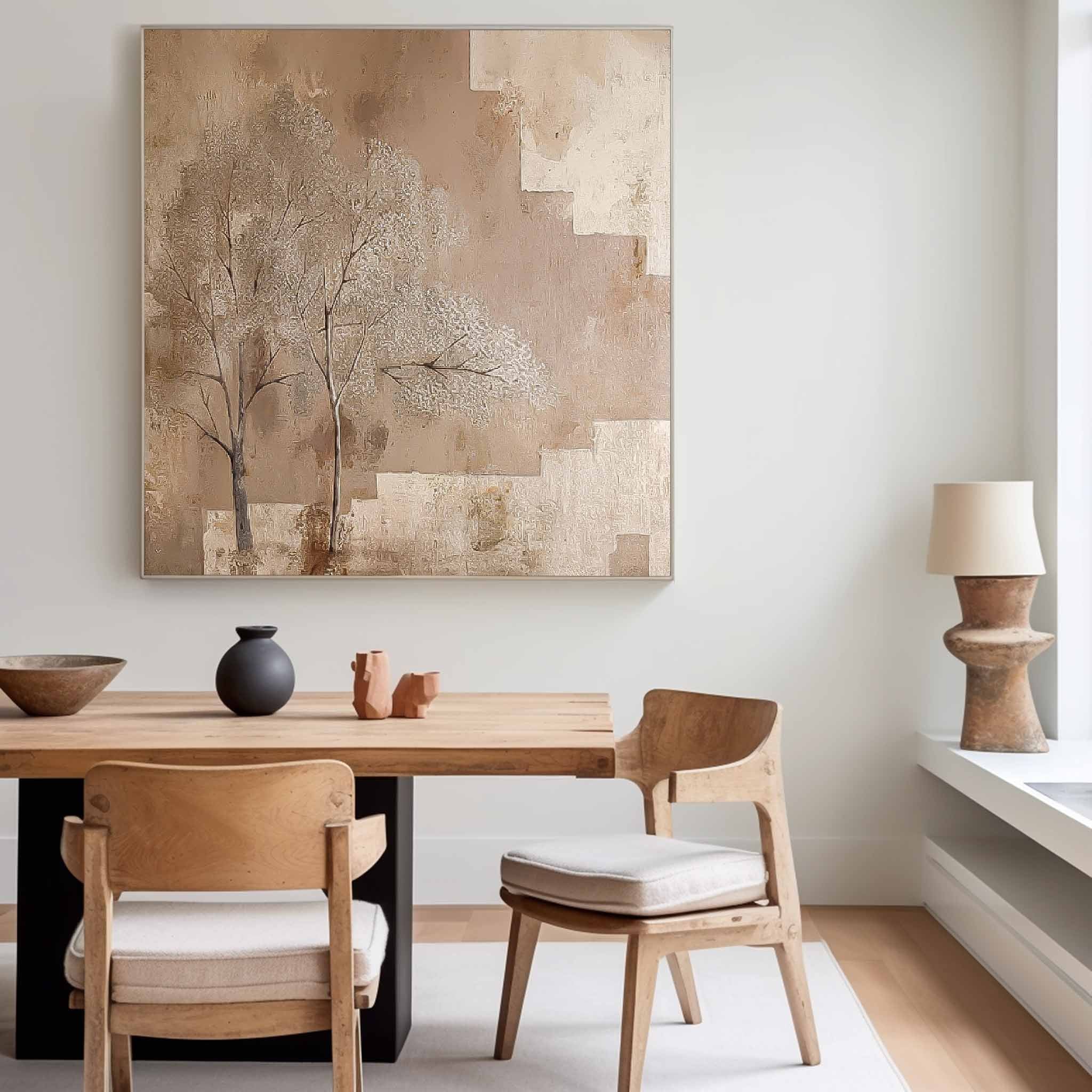 Wall Art Abstract Tree Still Life Wabi-Sabi