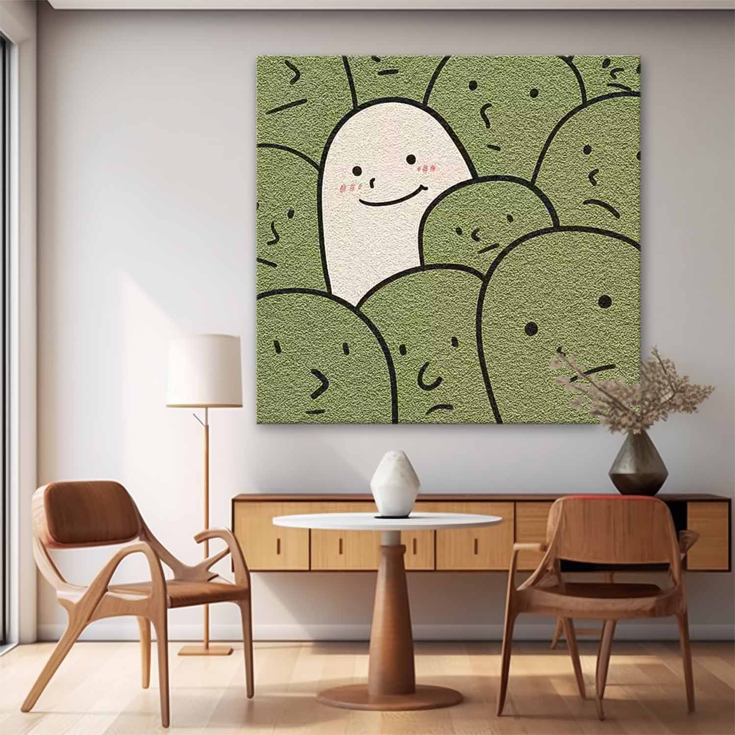 Wall Art Minimalist Playful Edgy Modern