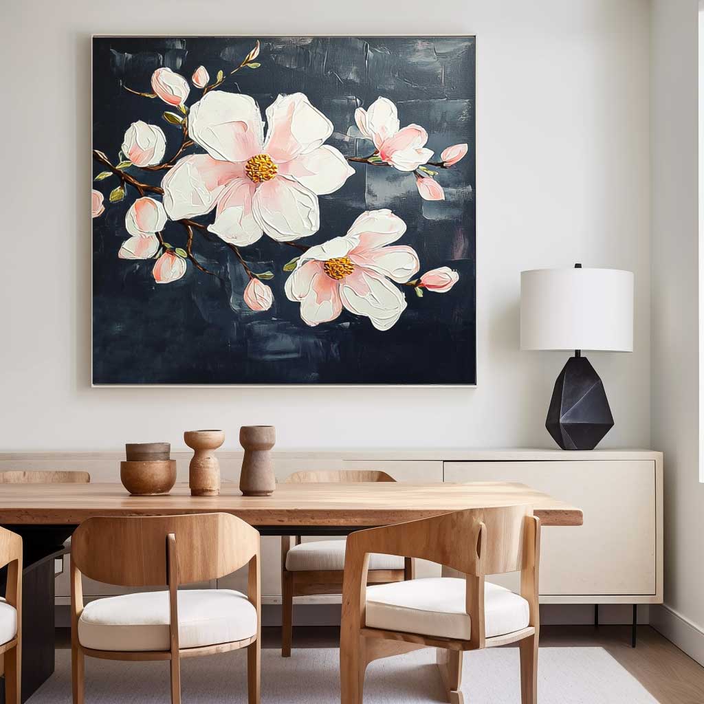 Wall Art Lush Flower Colorful Elegant
