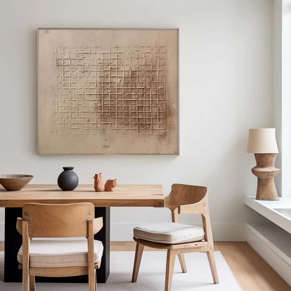 Wall Art Minimalist Wabi-Sabi Neutral Serene