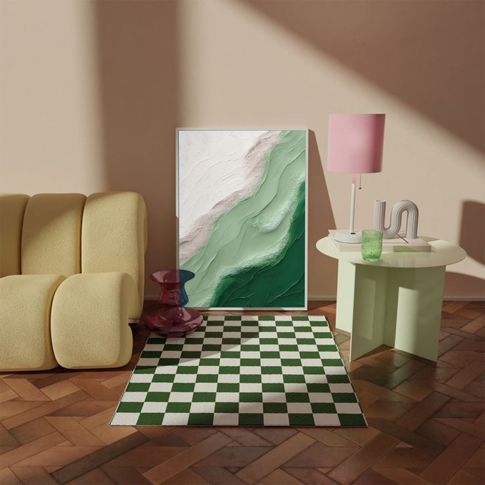 Abstract Canvas Art AB050 - Neutralighting