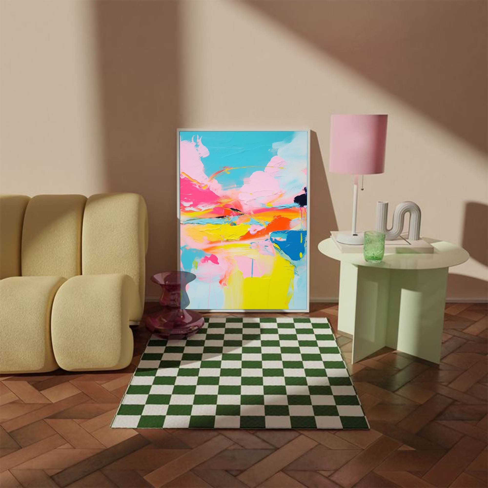 Wall Art Abstract Playful Energetic Pop
