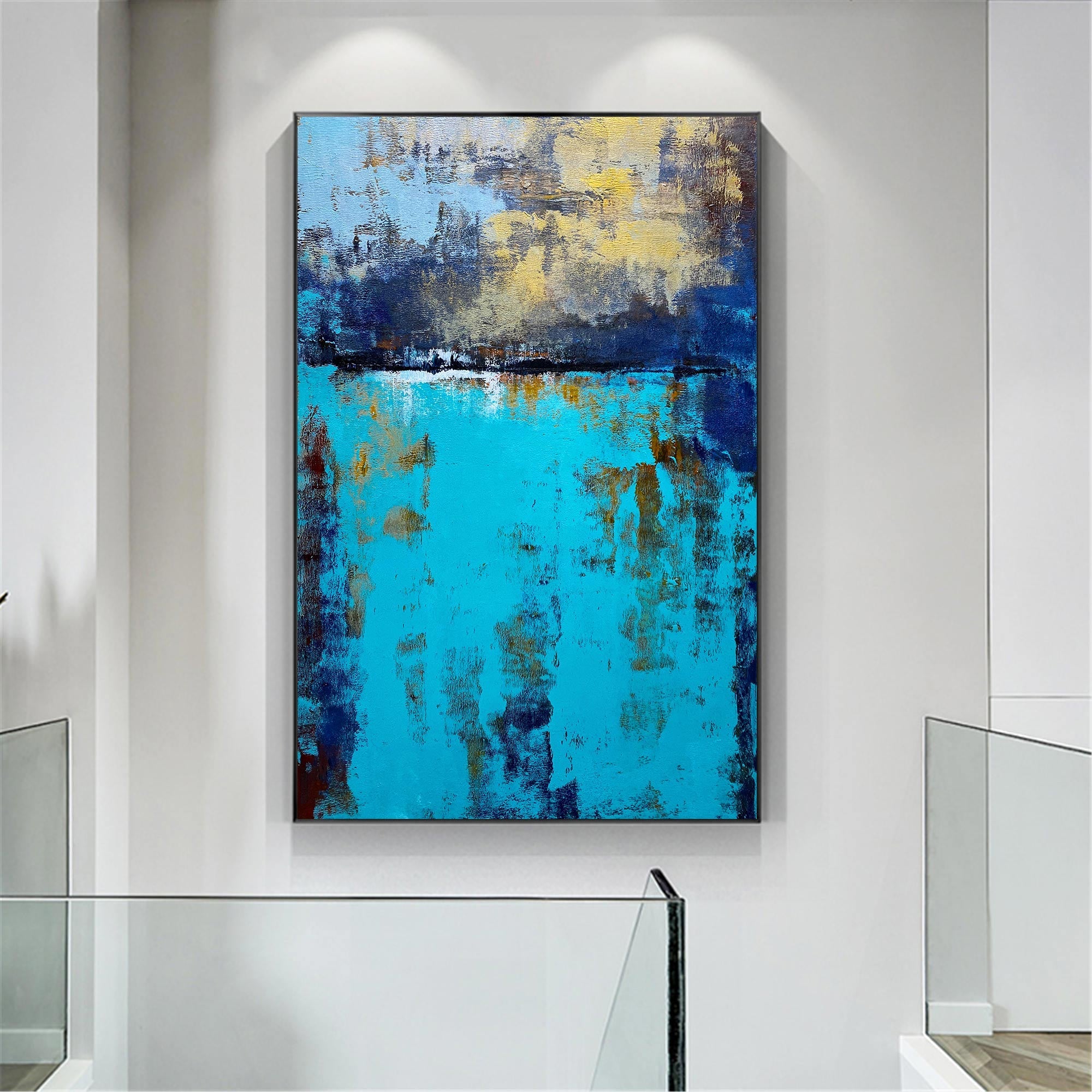 Abstract Sea Scenery Painting
