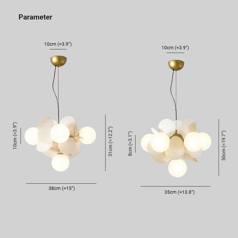 Nexen Multicolored Flower Branch Chandelier Living Room - Neutralighting