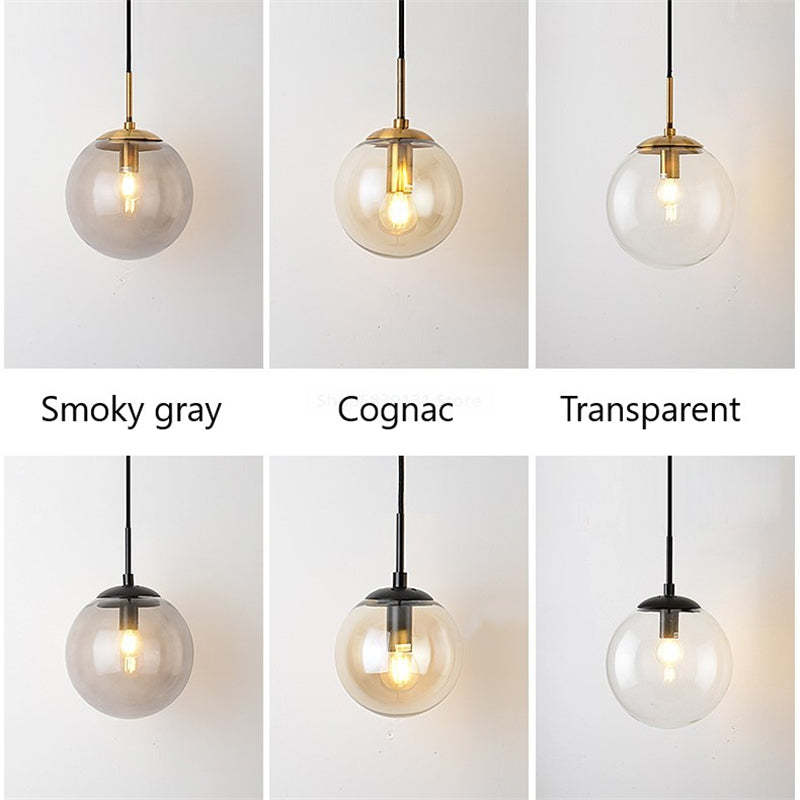 Valentina Glass Ball Nordic LED Wall Reading Lamp Single Head - Neutralighting