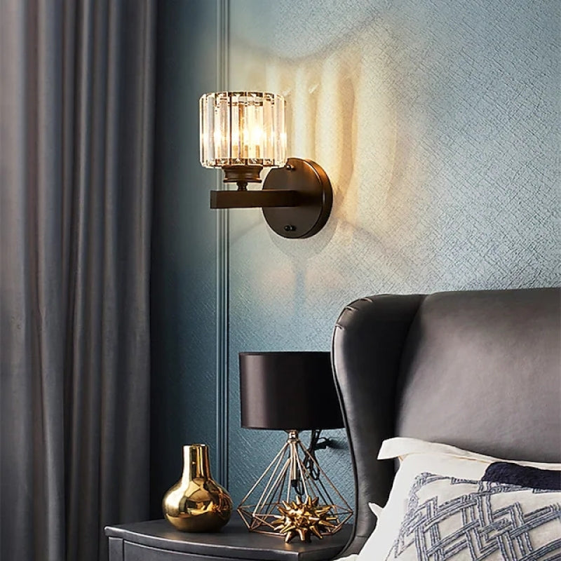 Arisha Modern LED Crystal Wall Lamp Square, Round - Neutralighting