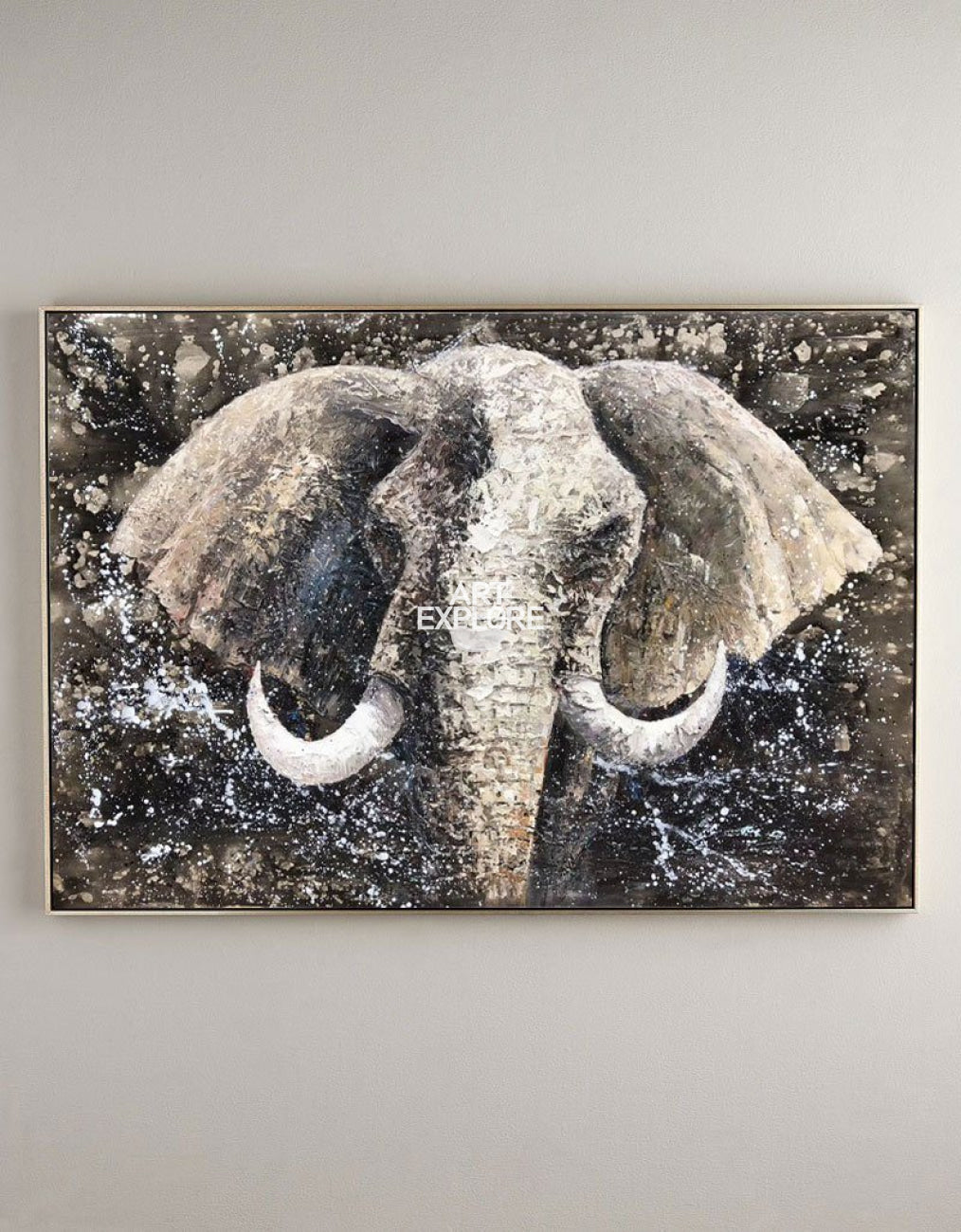 Majestic Elephant Wildlife Canvas Wall Art