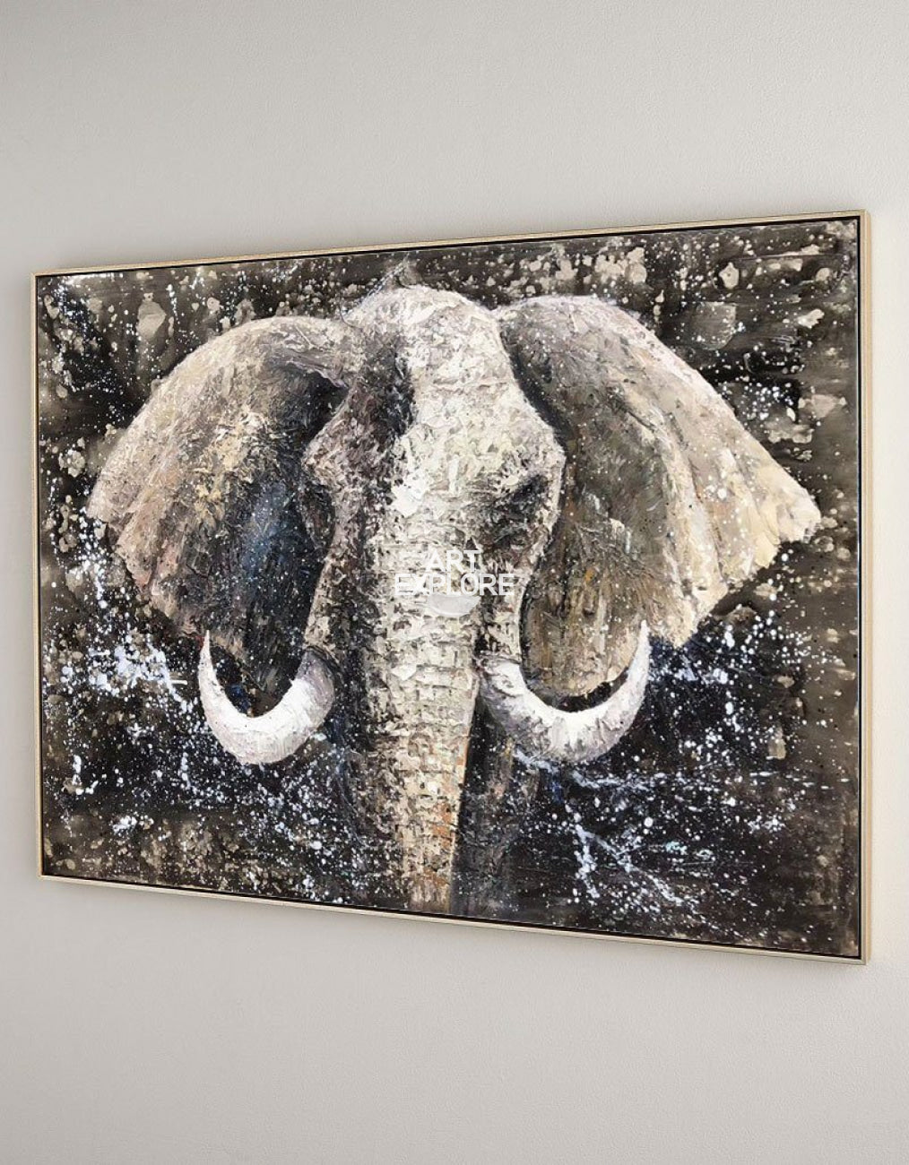 Majestic Elephant Wildlife Canvas Wall Art
