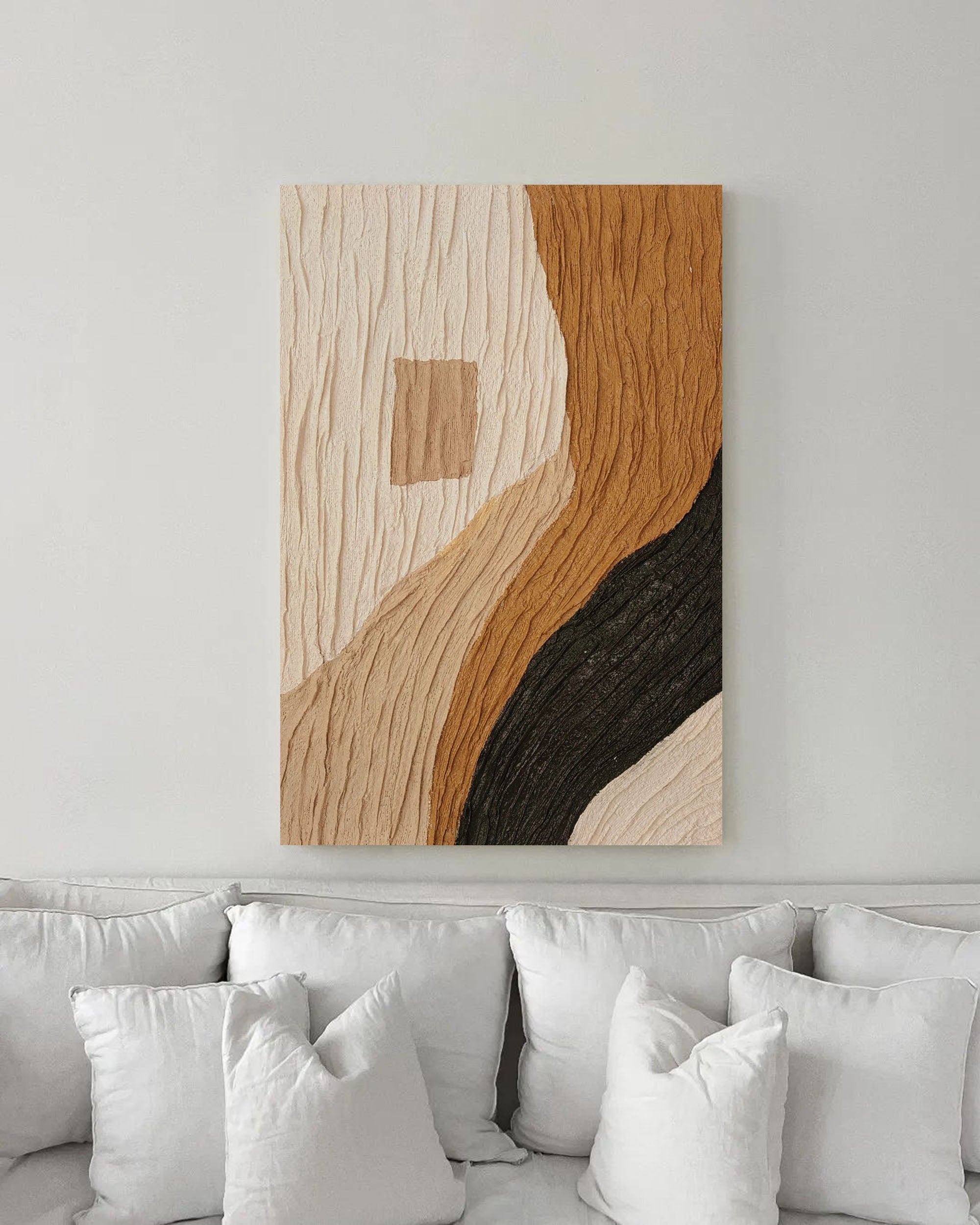 Plaster Art Texture Painting TX004 - Neutralighting