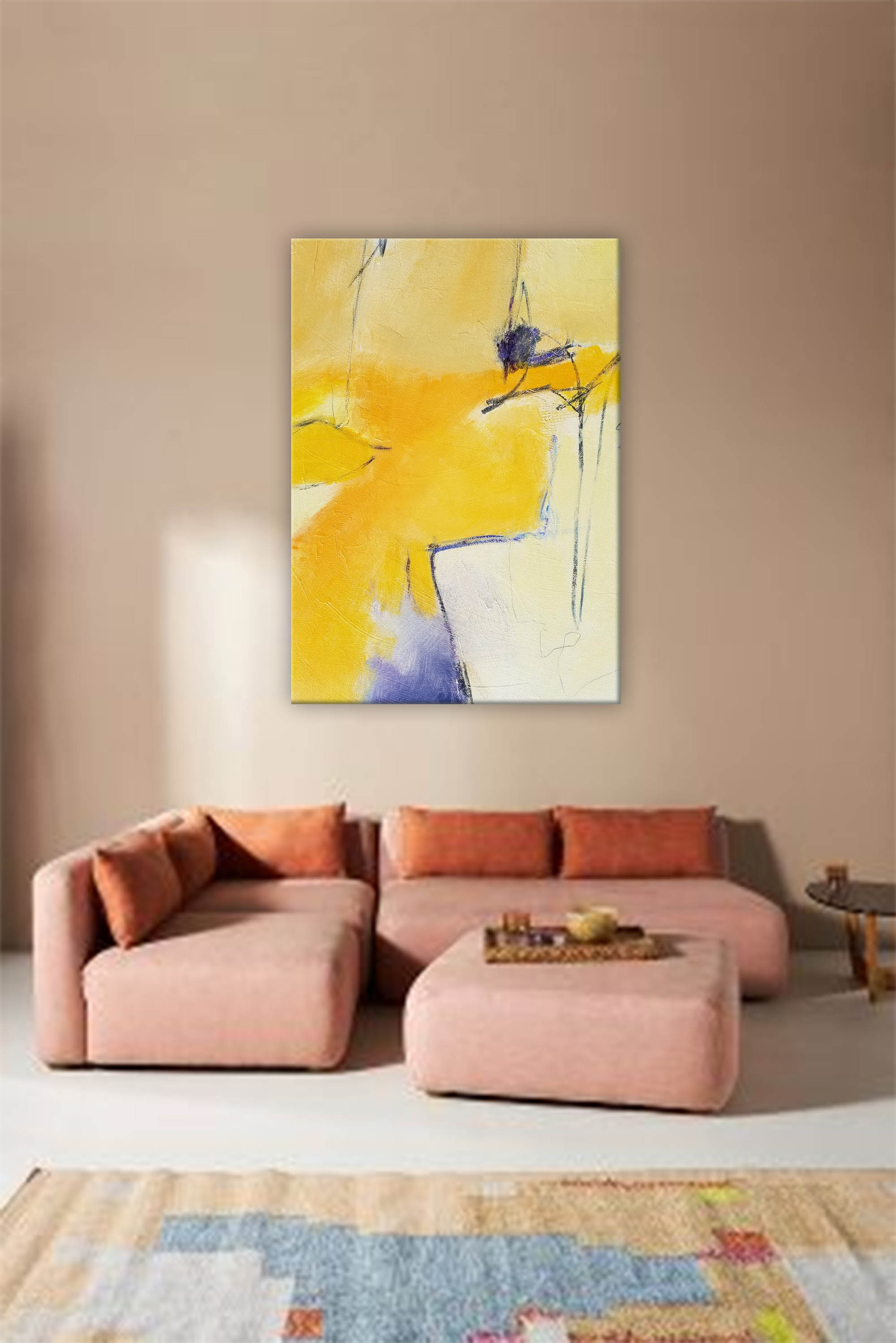 Wall Art Minimalist Serene Warm Contemporary