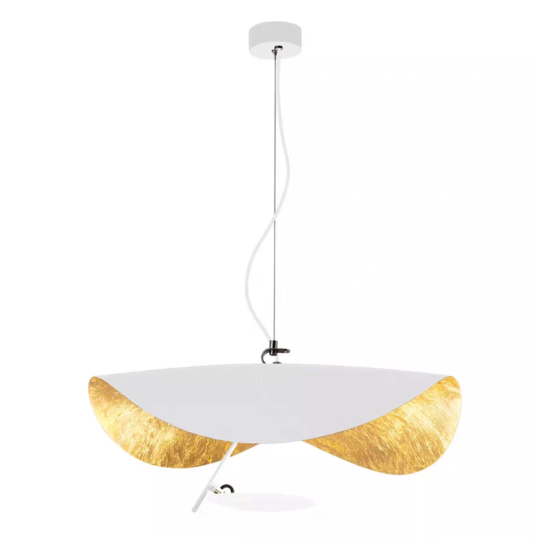 Airsha Pendant Light 3 Colour, Gold Foil Pendant Lights