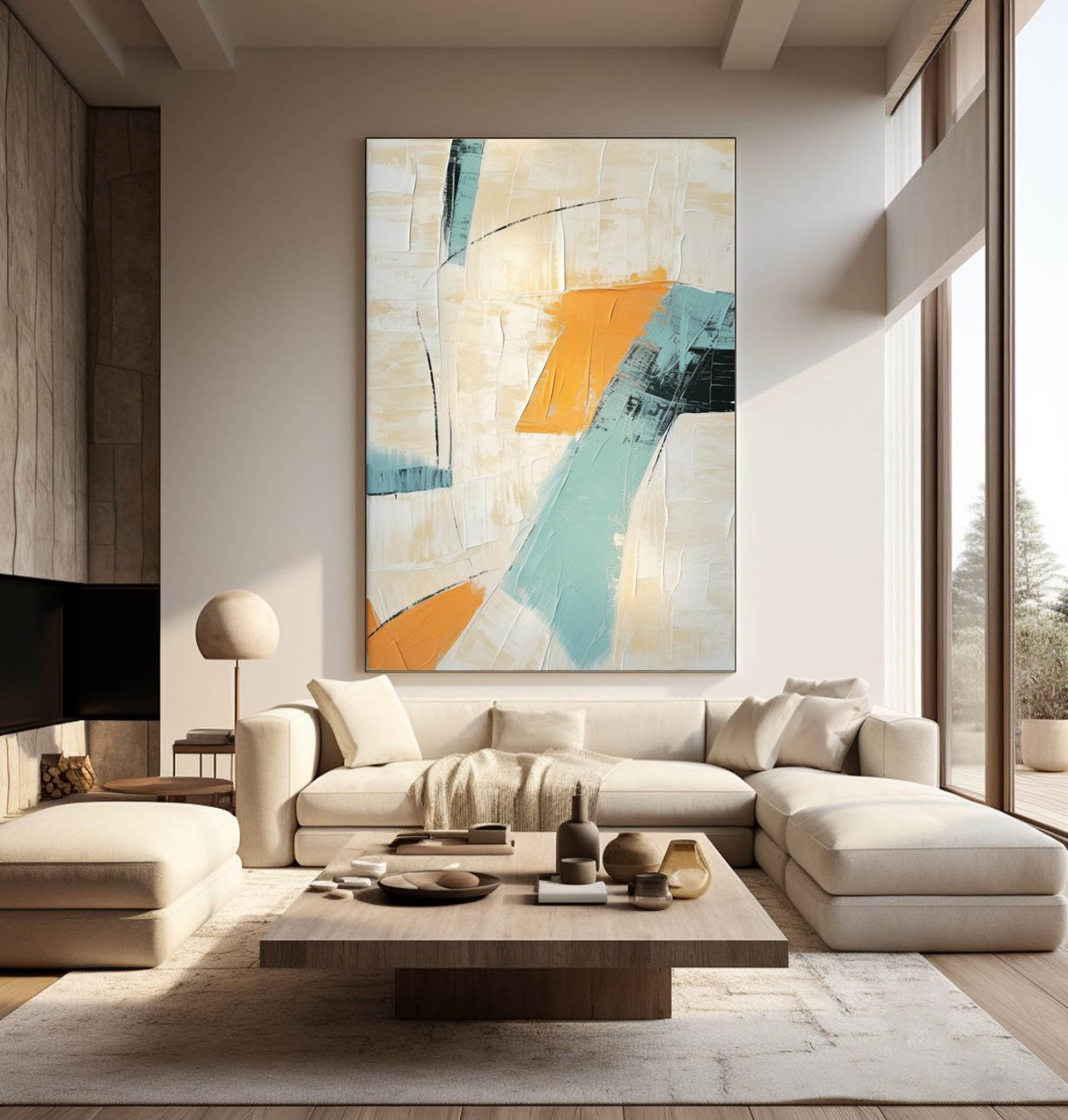 Contemporary Minimalist Art MA078 - Neutralighting