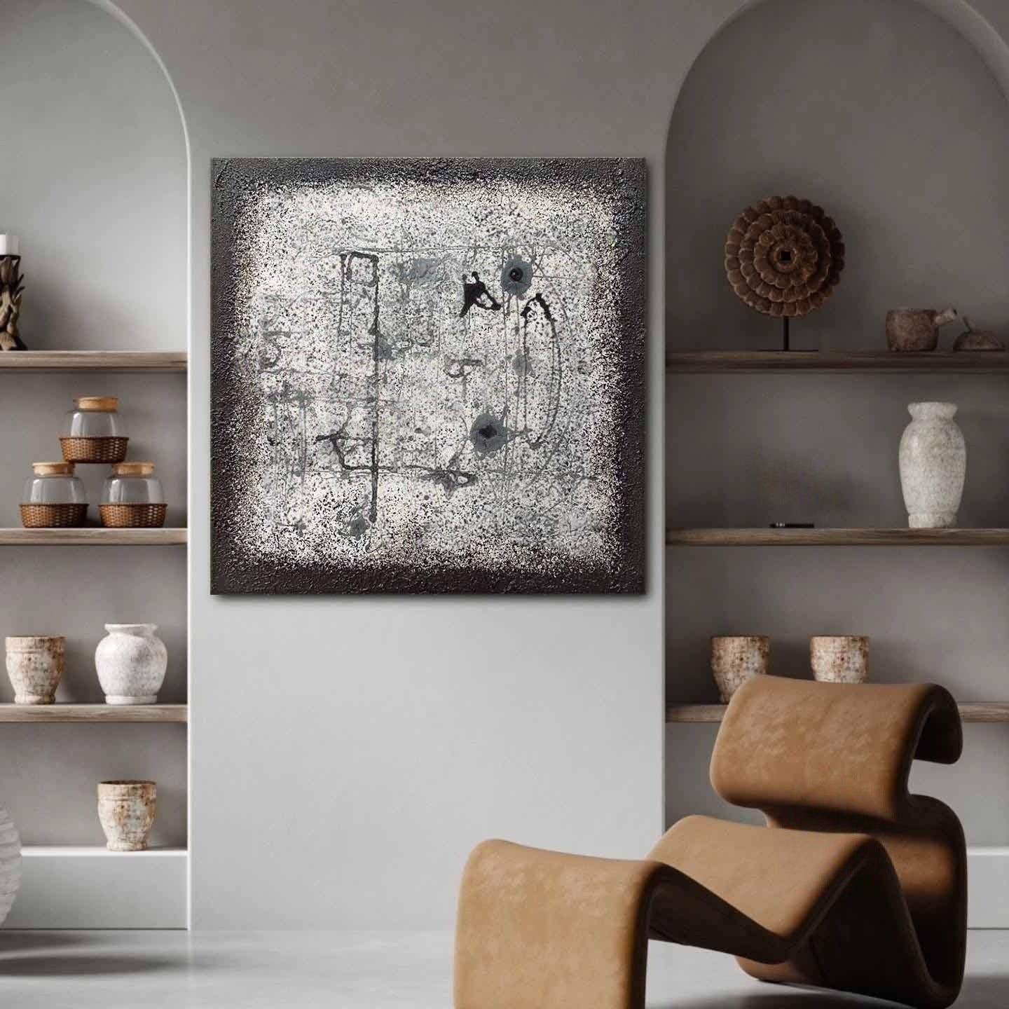 Wall art Minimalist Monochrome Line Wabi-Sabi