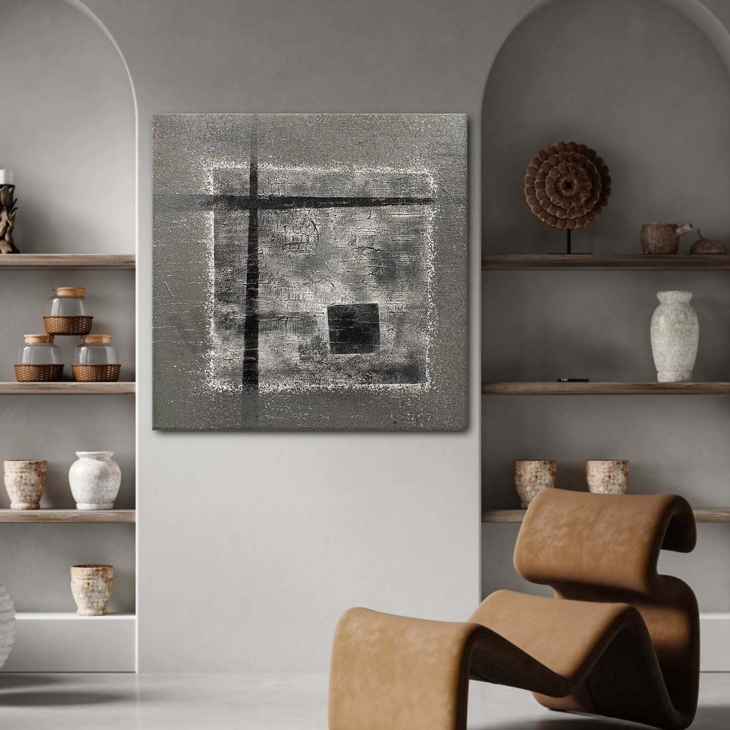 Wall Art Square Minimalist Geometric