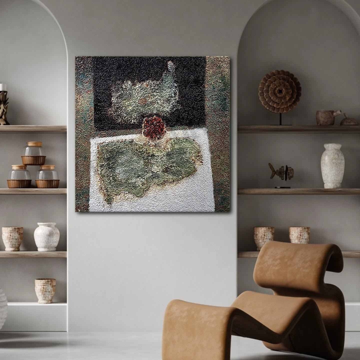 Wall Art Square Impasto Still Life