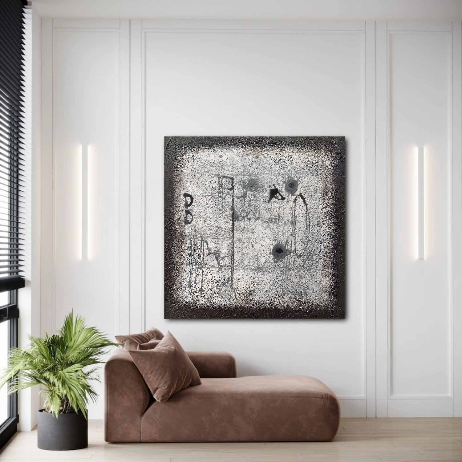 Wall art Minimalist Monochrome Line Wabi-Sabi