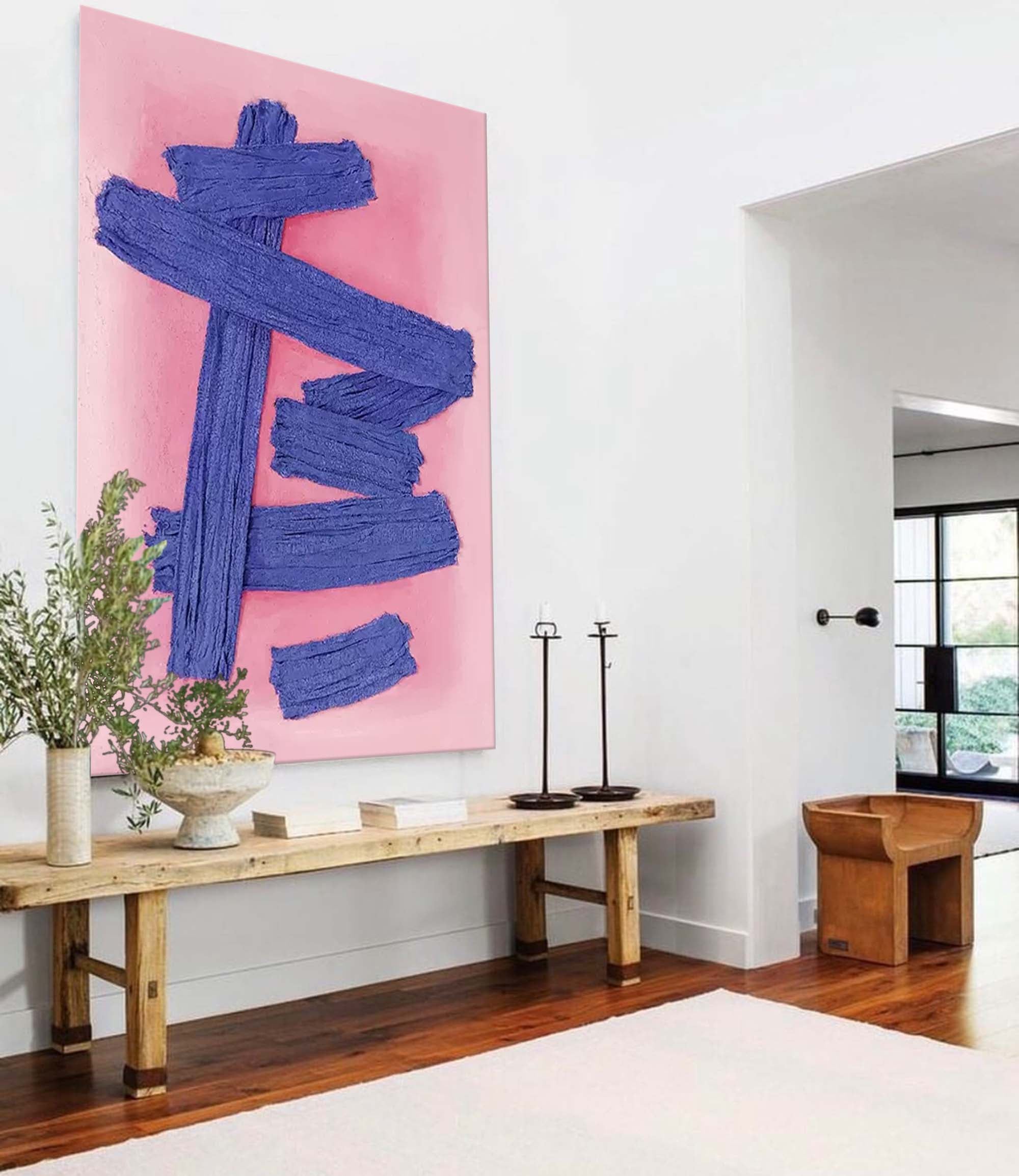 Wall Art Abstract Minimalist Modern Urban