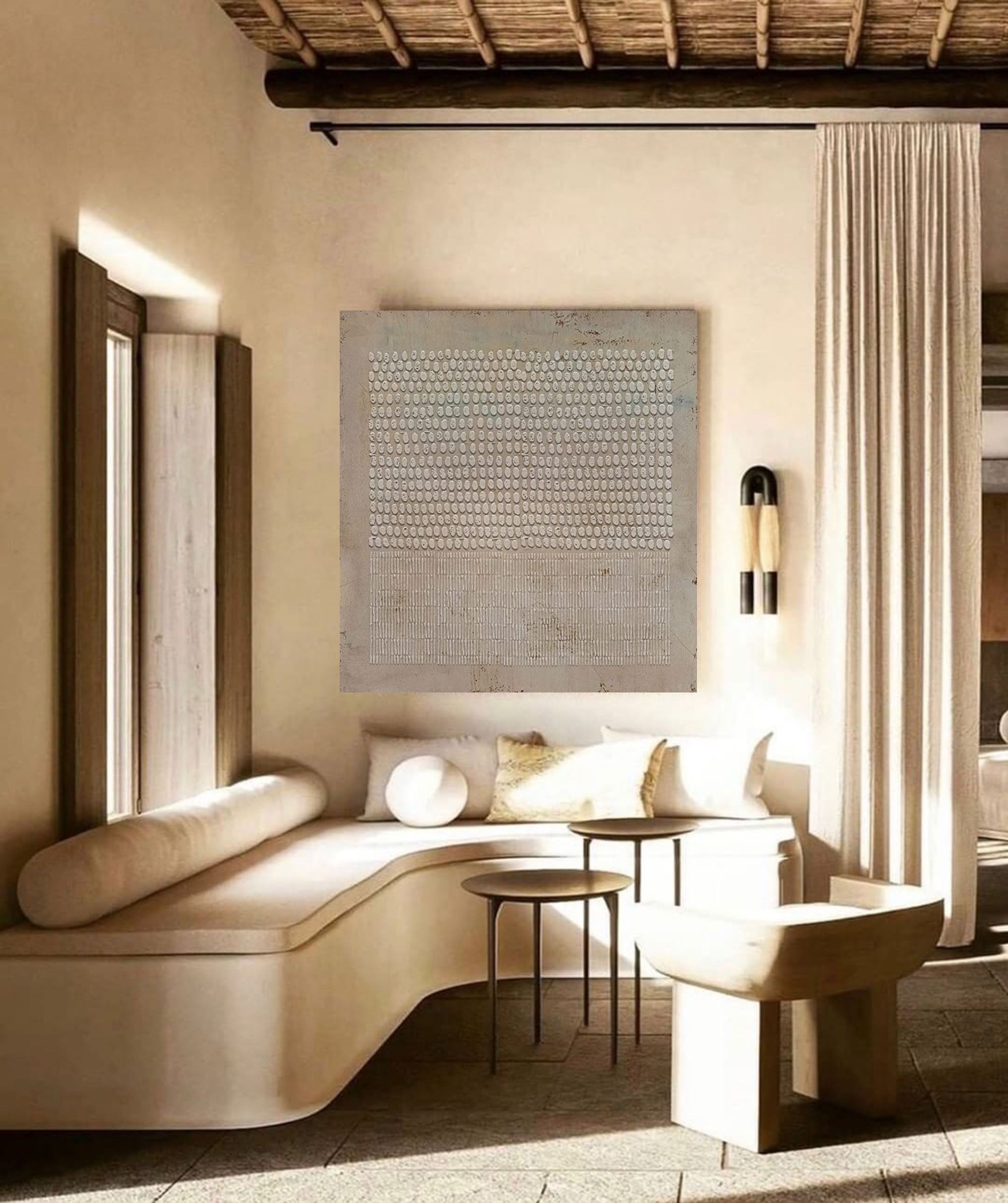 Wabi-Sabi Wall Art #TX011 - Neutralighting