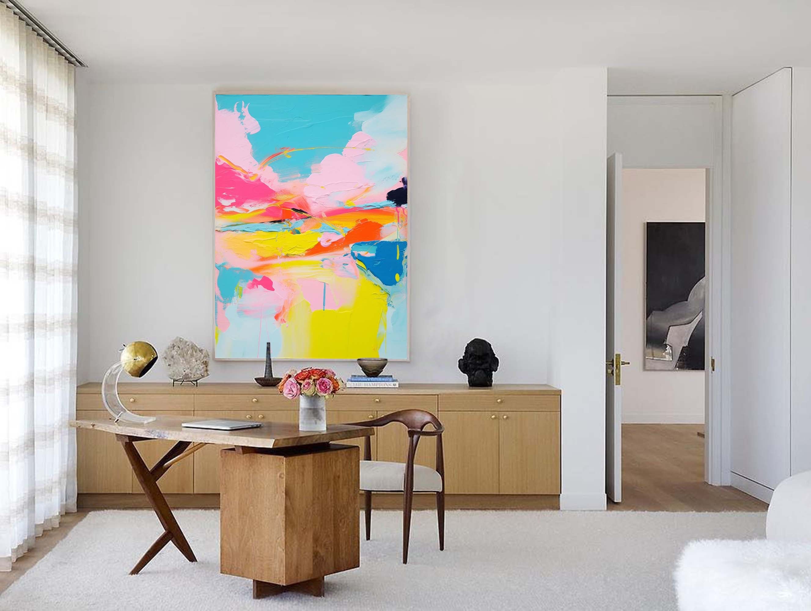 Wall Art Abstract Playful Energetic Pop