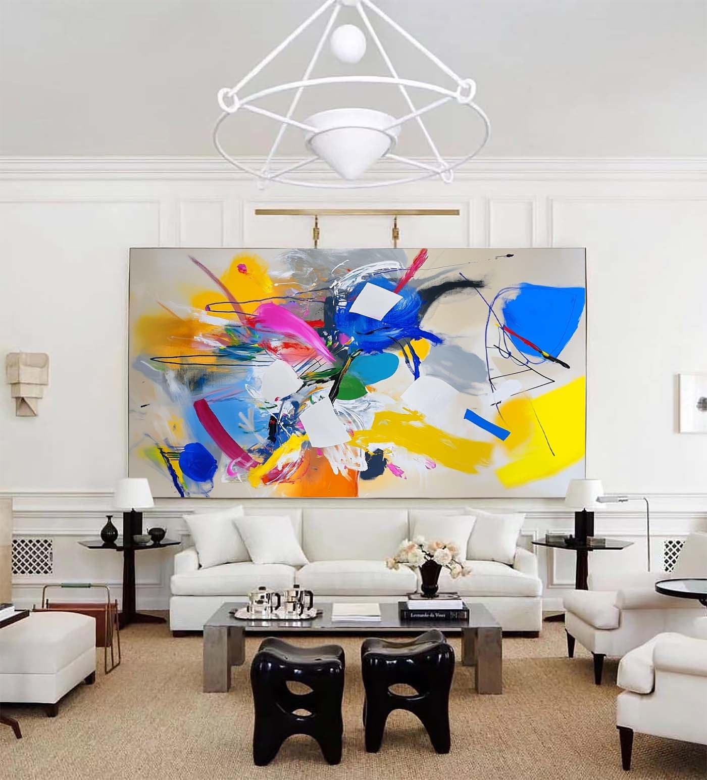 Colorful Abstract Expressionist Modern Painting