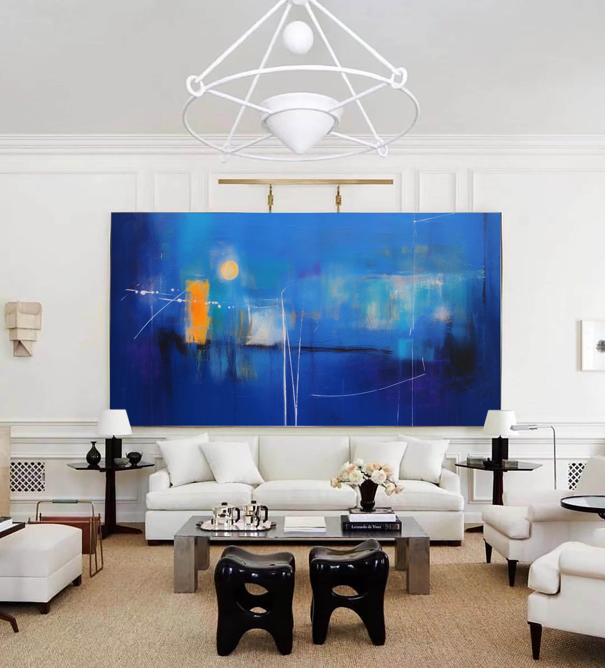 Abstract Canvas Art AB211 - Neutralighting