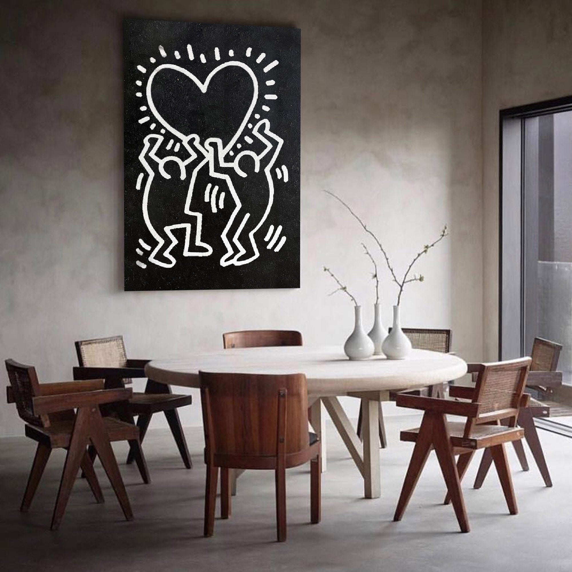 Keith Haring Style Painting KS008 - Neutralighting