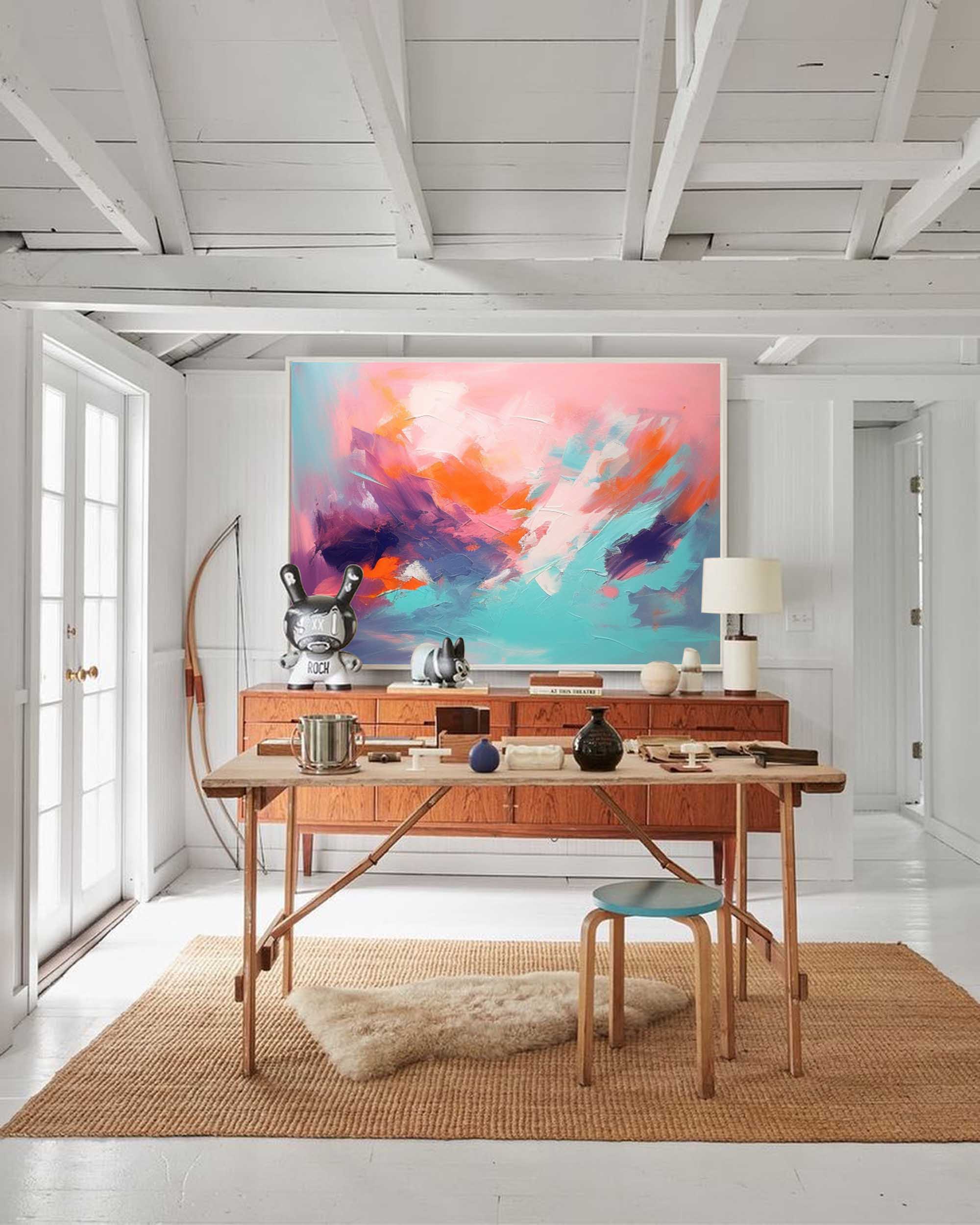 Wall Art Elegant Neutral Abstract