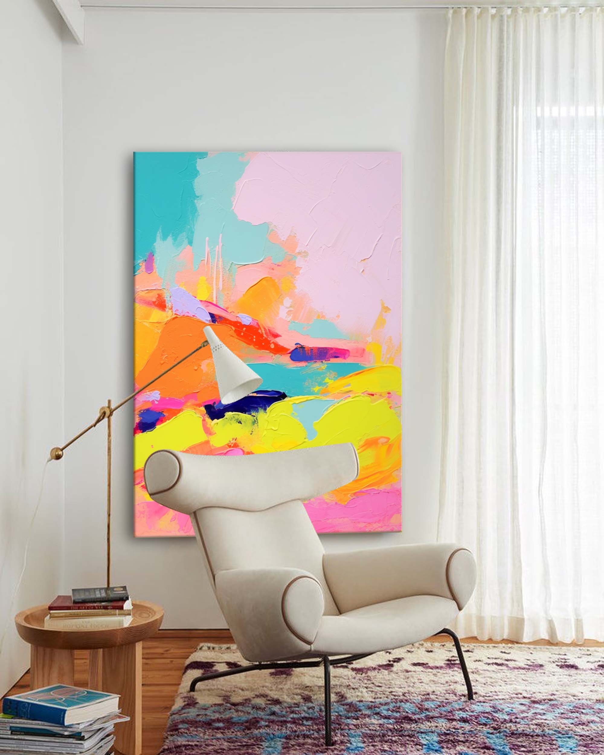 Wall Art Abstract Playful Energetic
