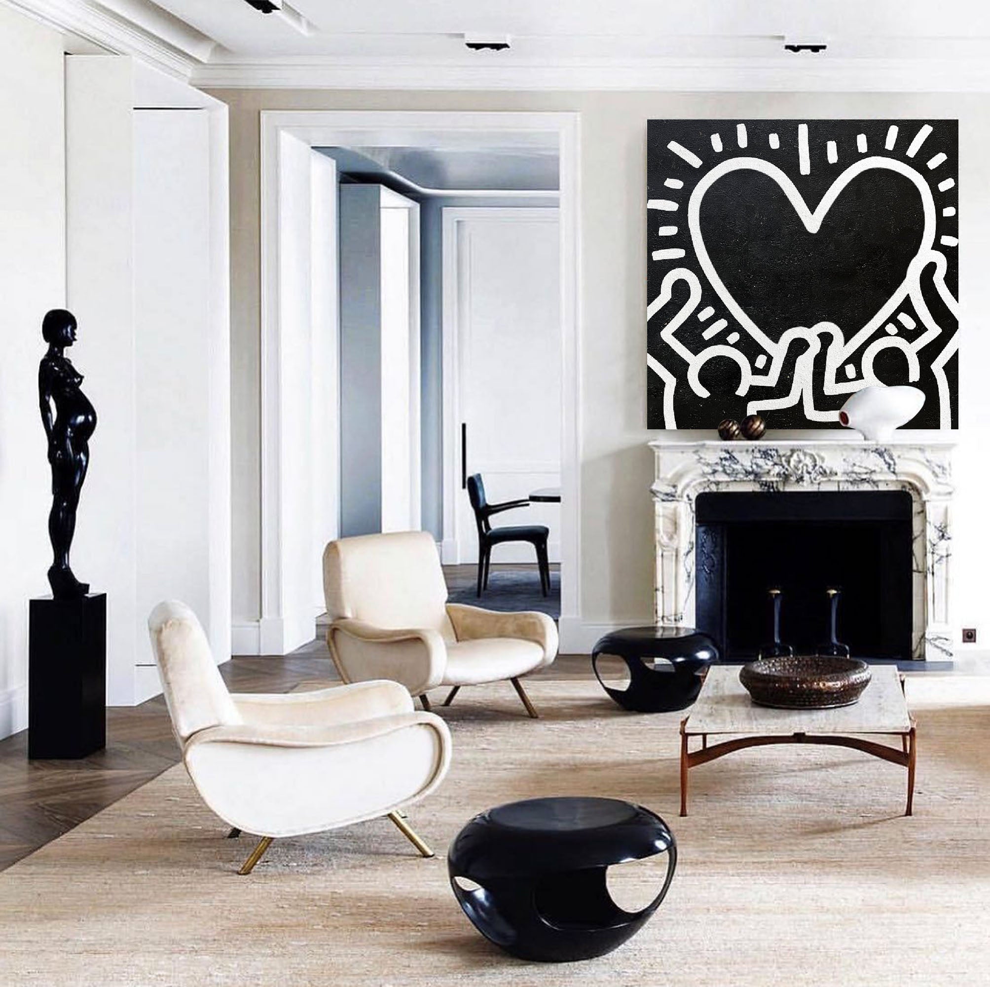 Keith Haring Style Painting KS005 - Neutralighting
