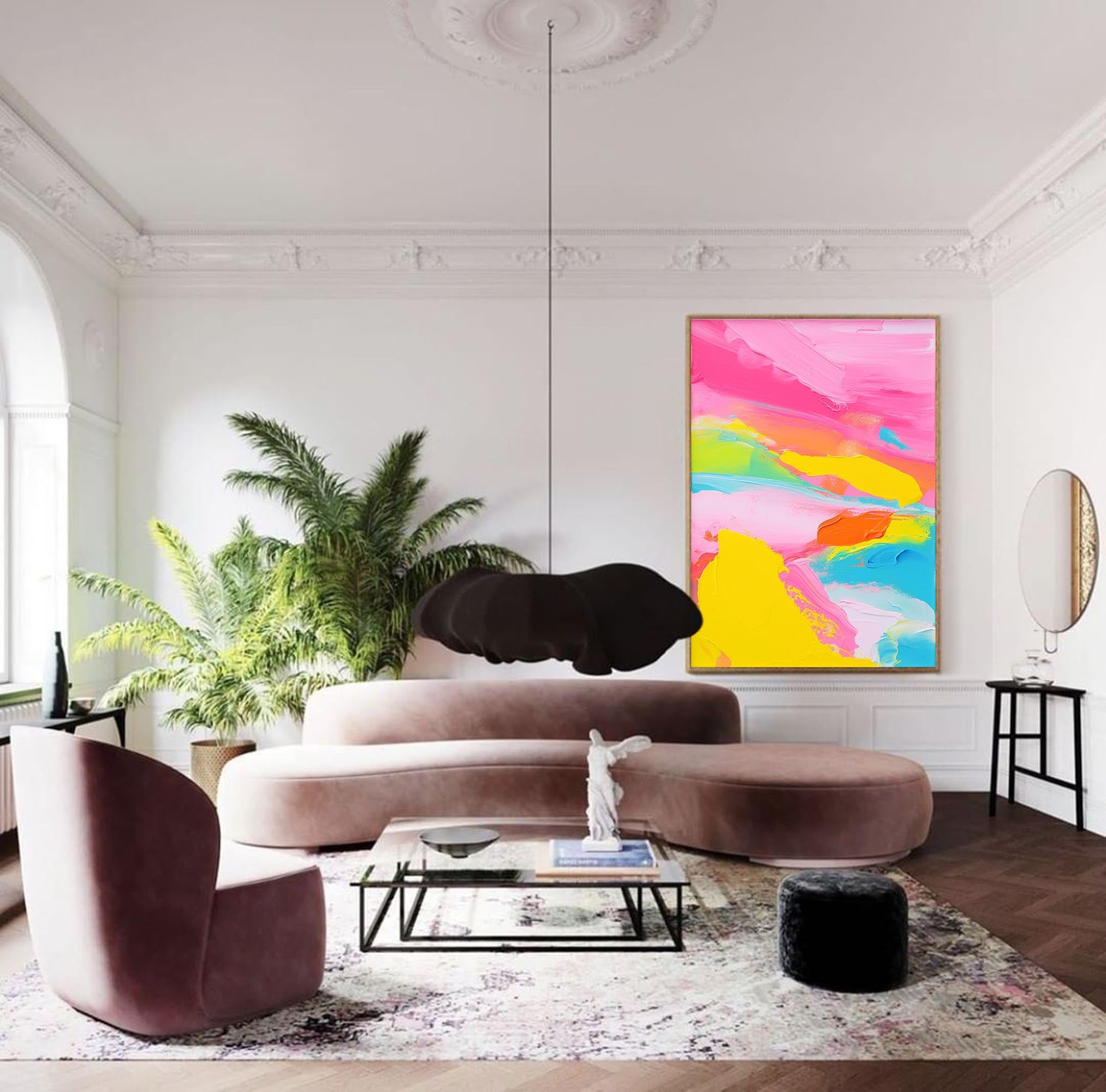 Wall Art Abstract Playful Energetic Summer