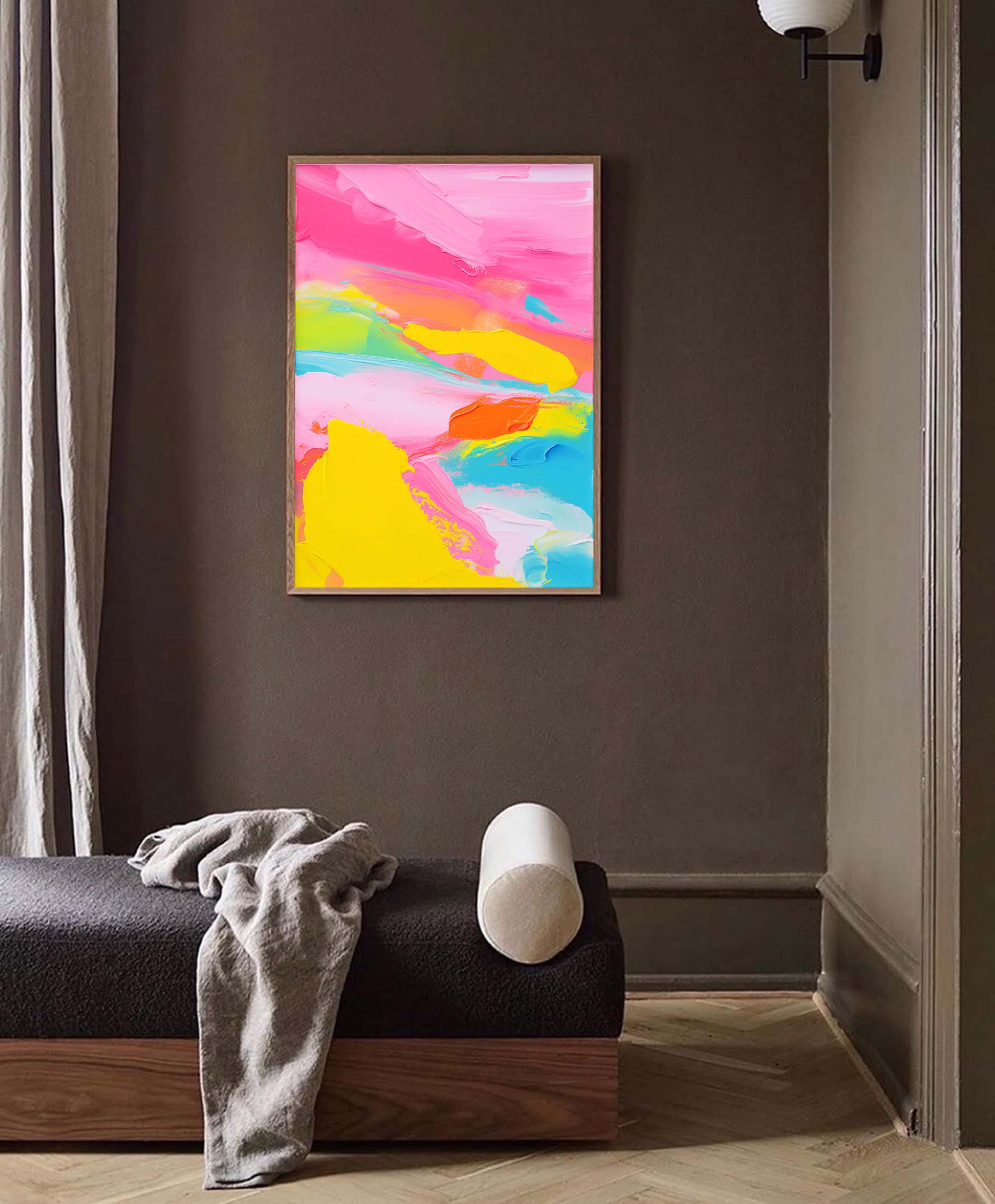 Wall Art Abstract Playful Energetic Summer