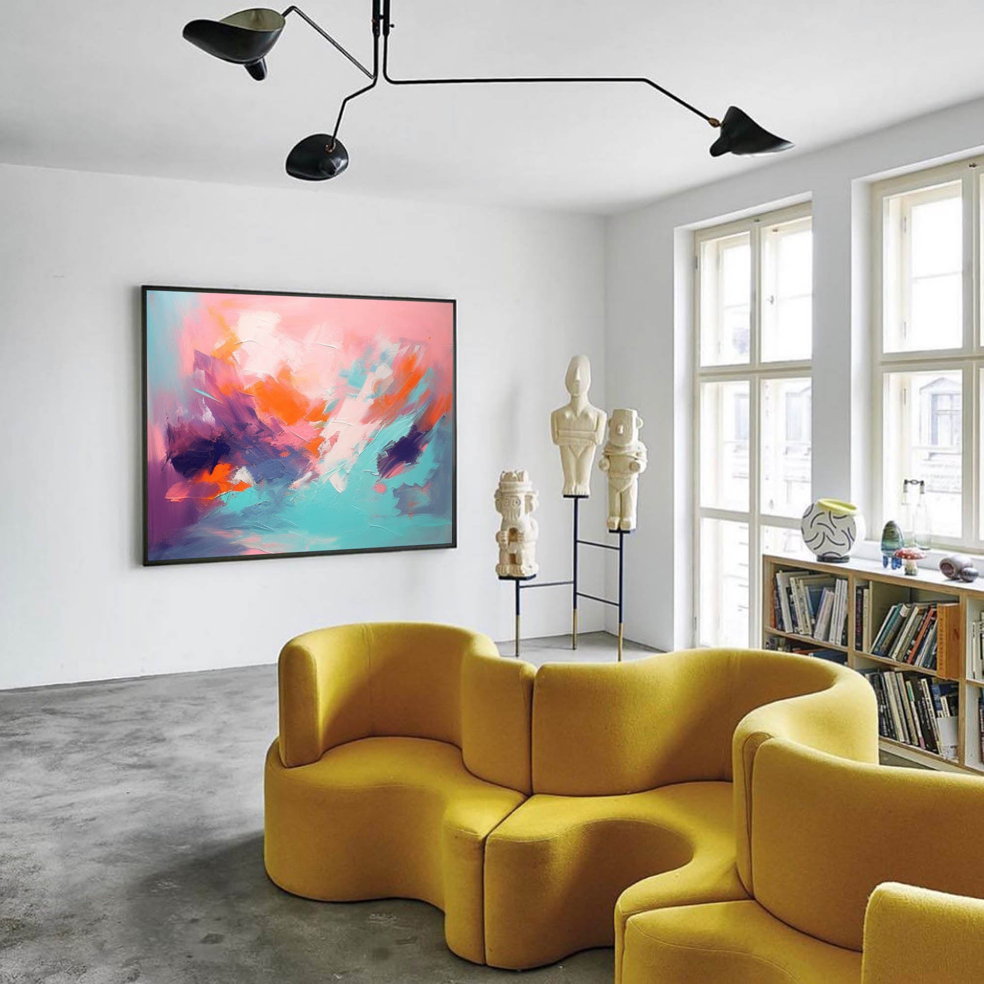 Wall Art Elegant Neutral Abstract