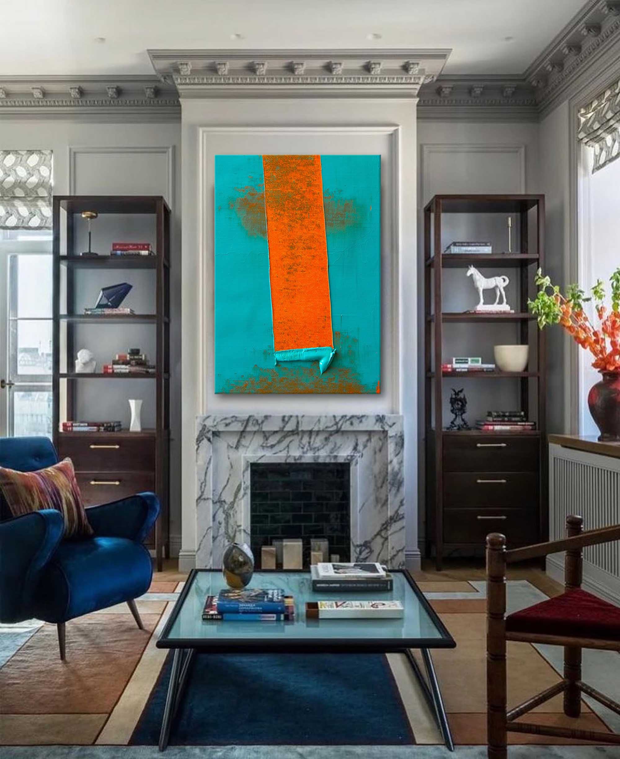 Wall Art Abstract Impressionist Serene Calm