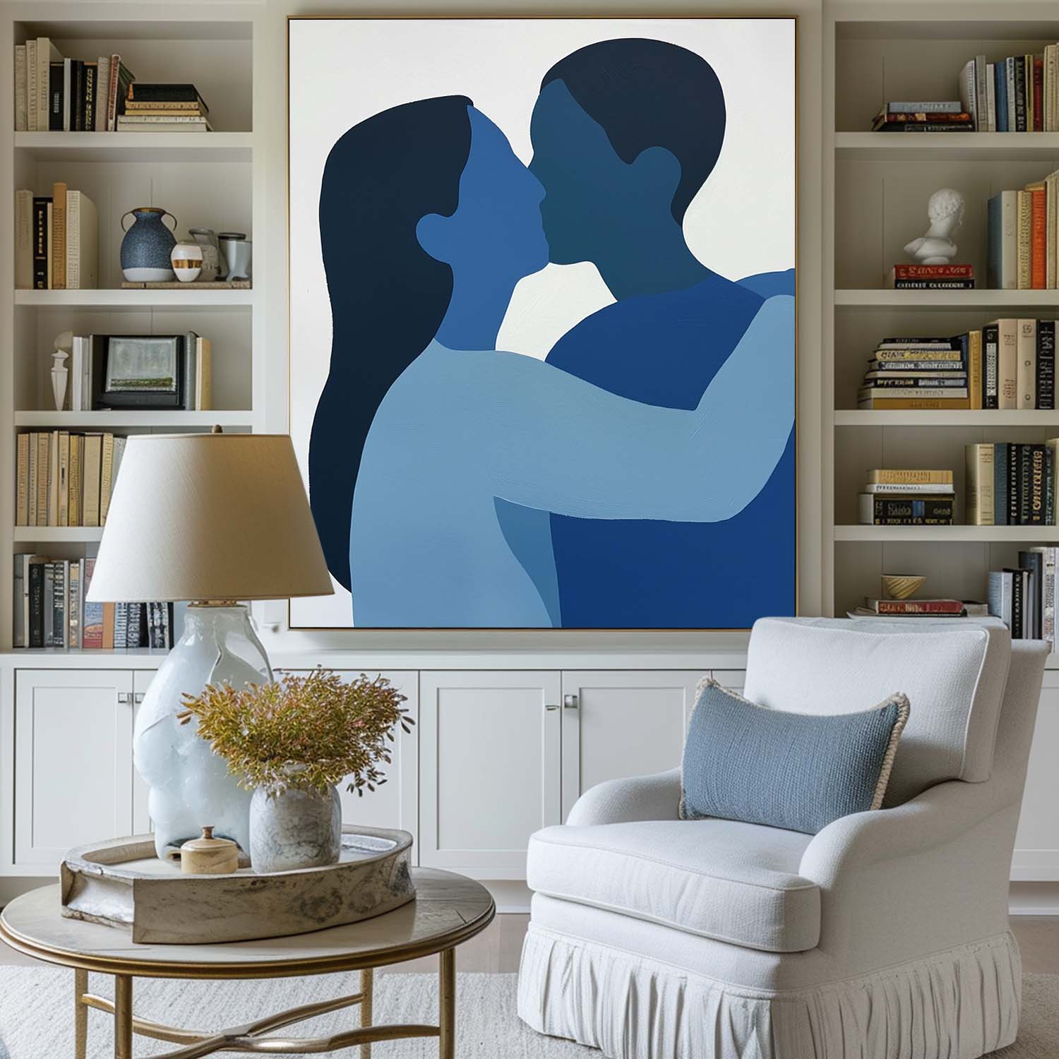 Blue Hour Intimacy Figurative Art
