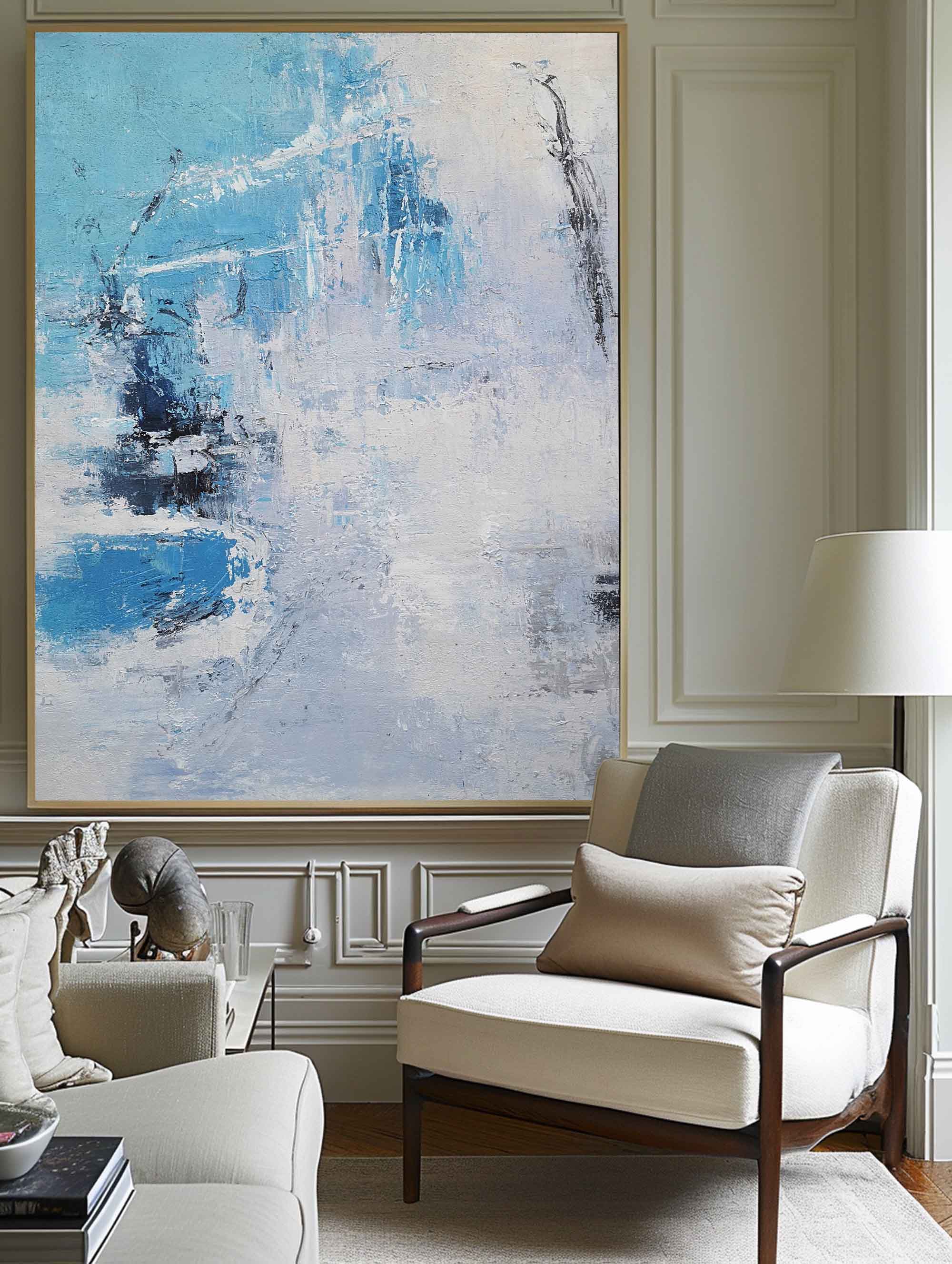 blue And White Painting ABAV91 - Neutralighting