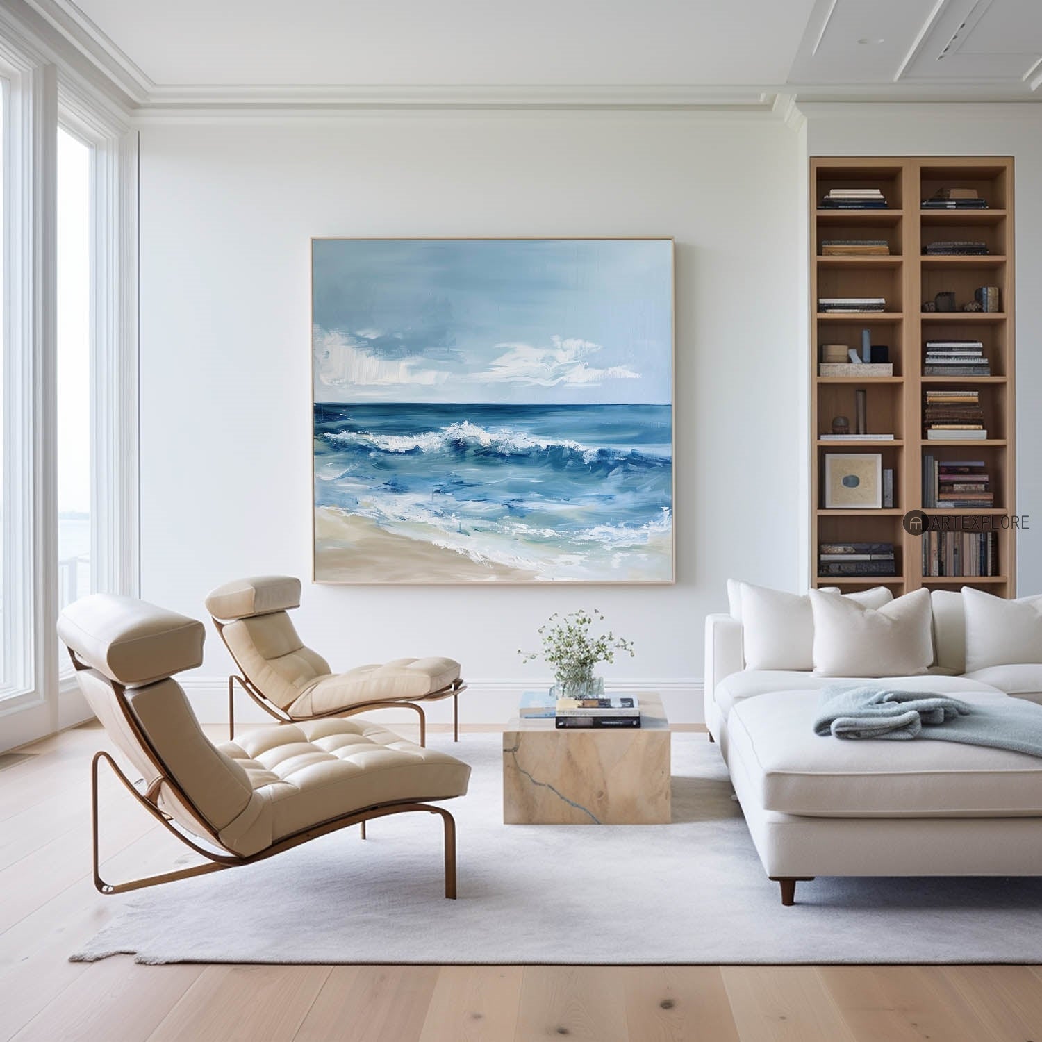 Abstract Surf Art Painting