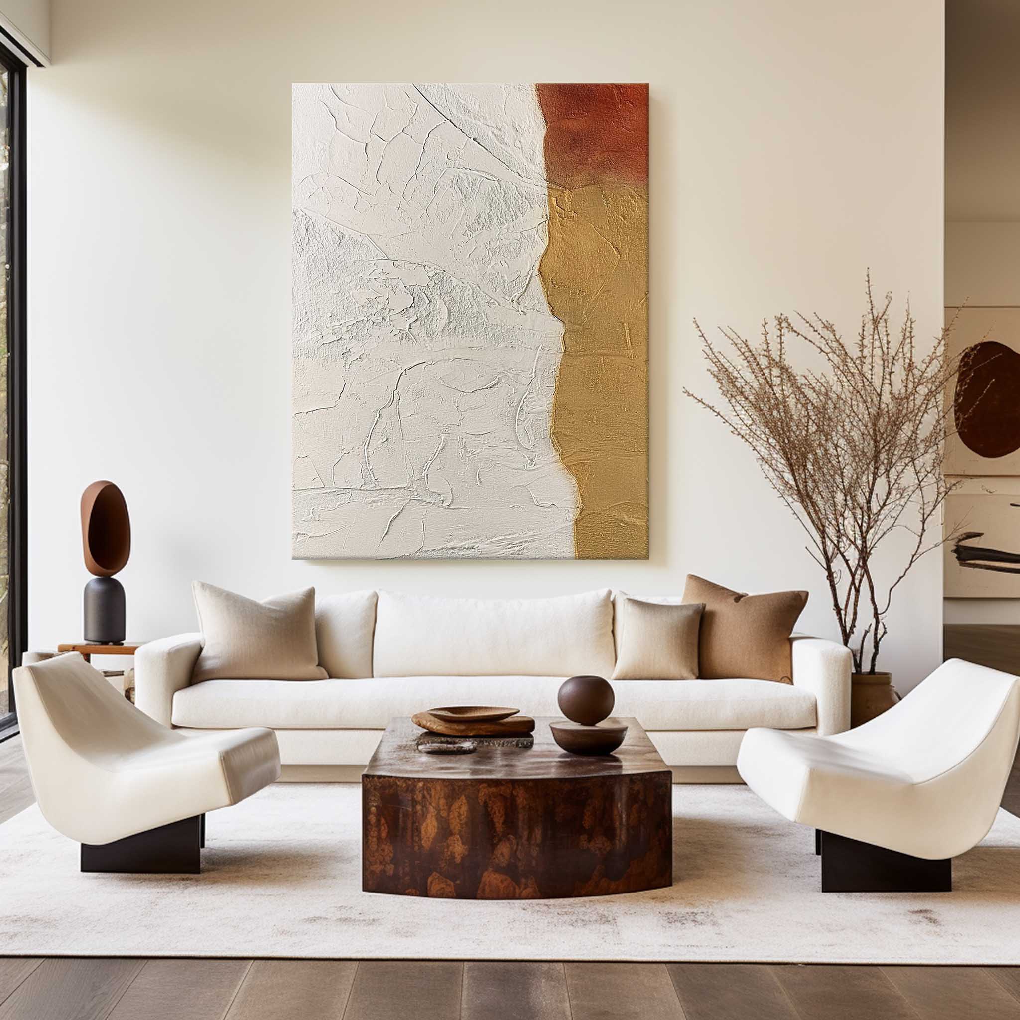 Ochre Edge Mineral Painting