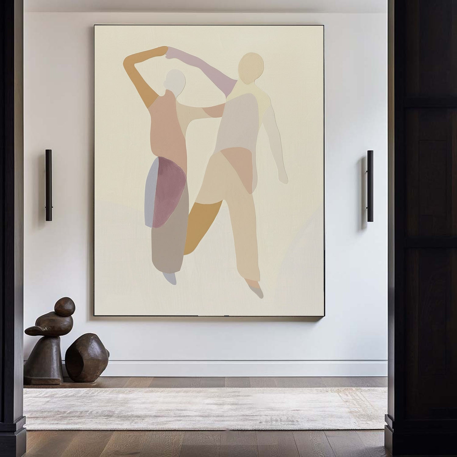 Tender Togetherness Figurative Painting