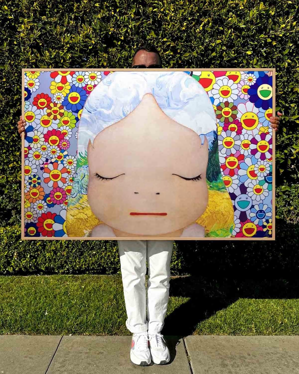 Wall Art Yoshitomo Nara Girl Murakami Flower