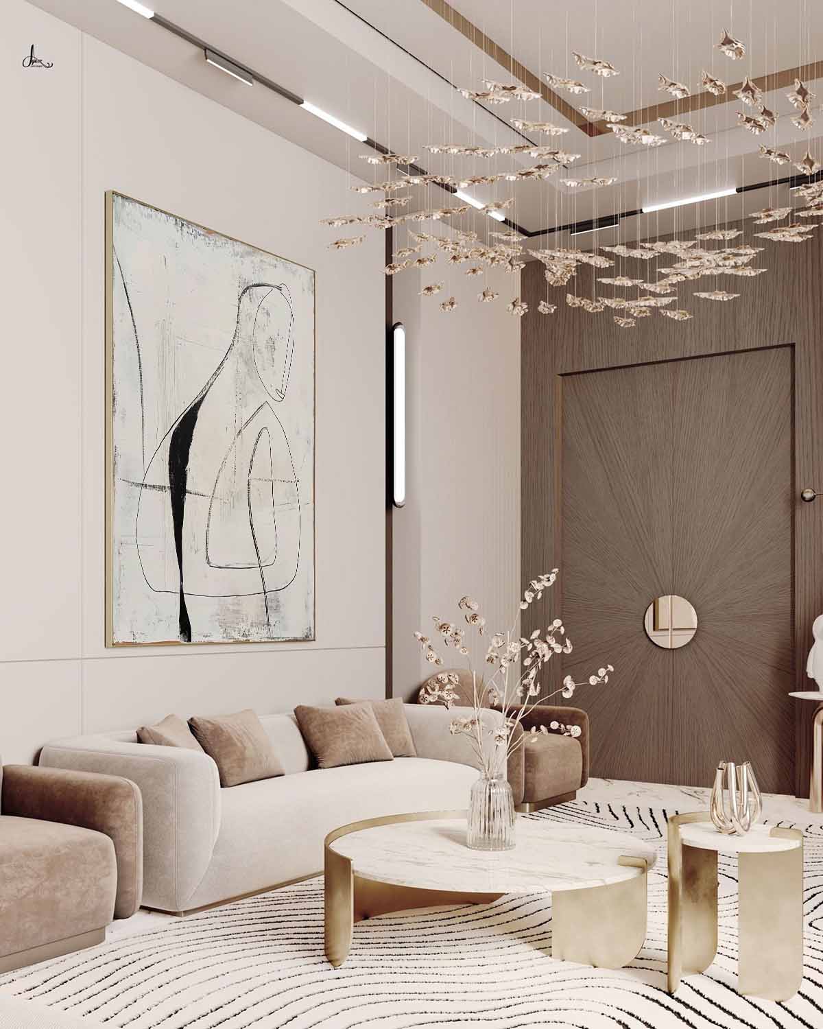Contemporary Minimalist Art MA106 - Neutralighting